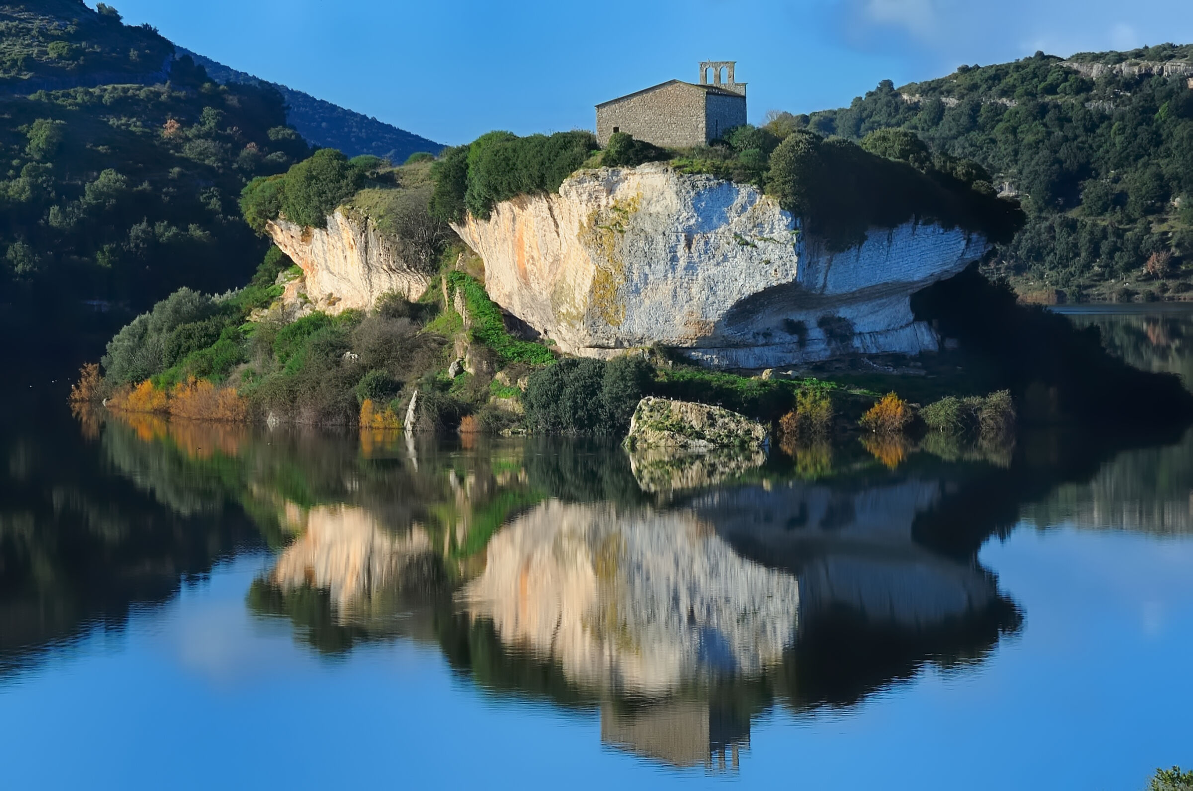 Church of San Sebastiano Lake of is Barroccus Isili