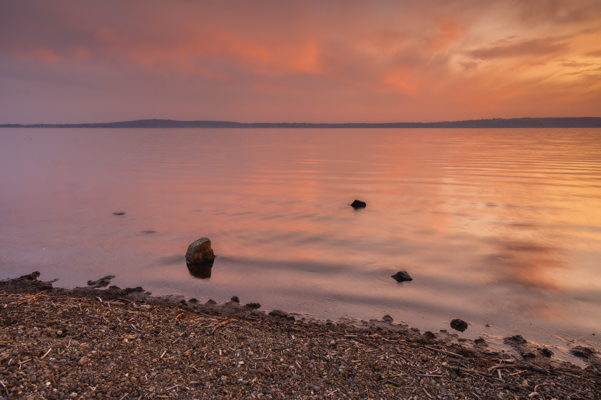 The last colors of the day