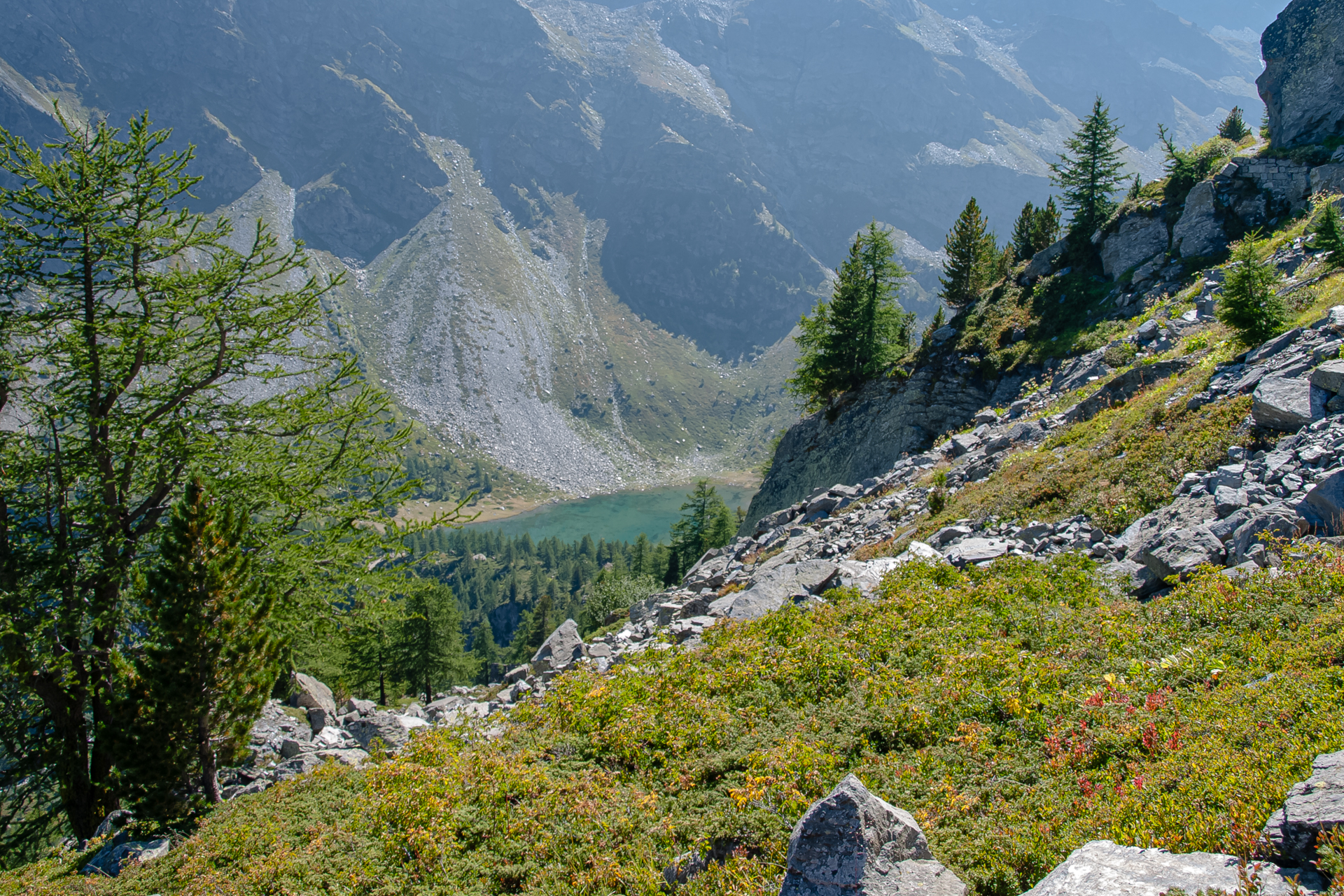 Salendo al colle della Croce