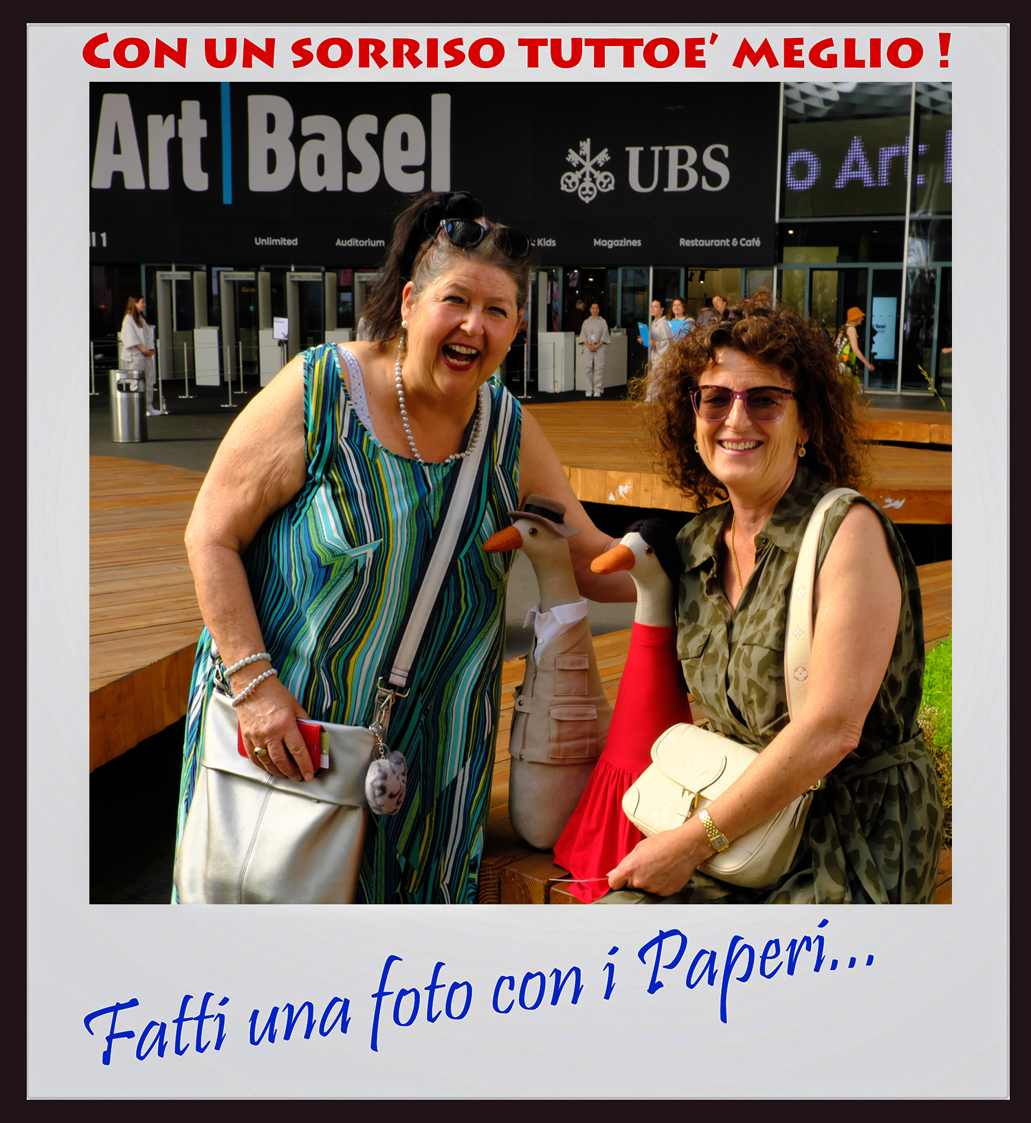 #fattiunafotoconipaperi (at Art Basel)