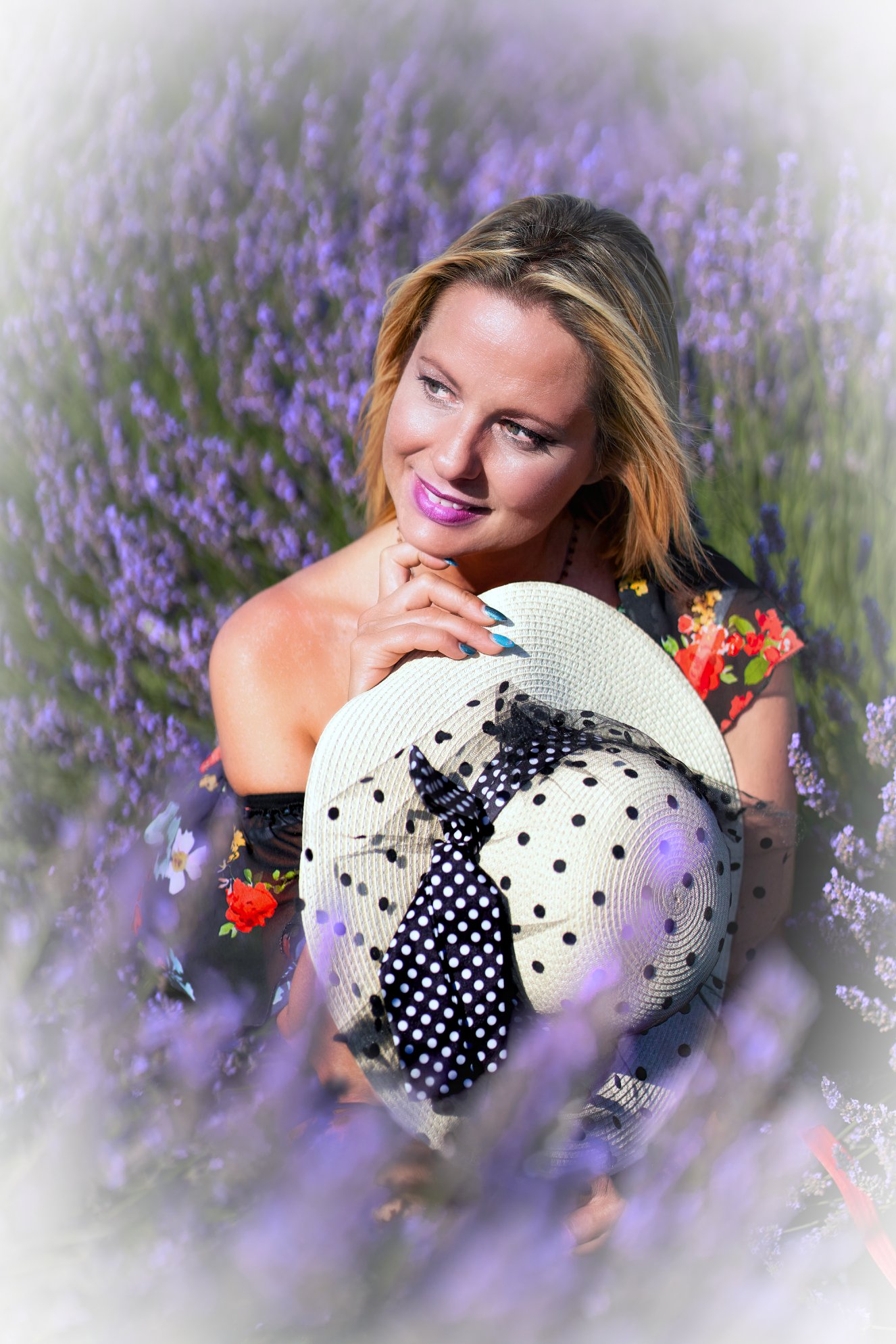 Ritratto in lavanda