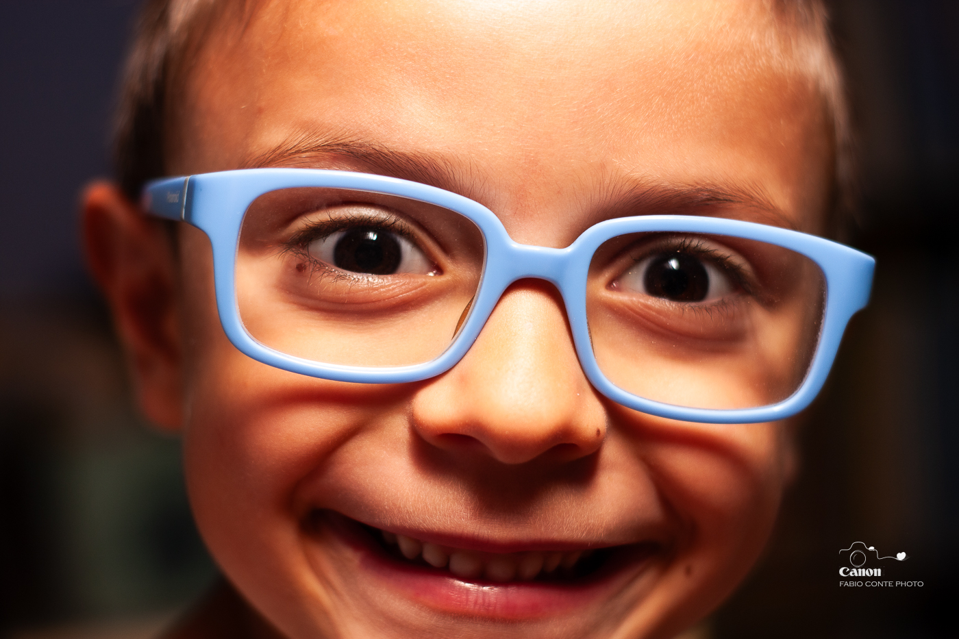 A very close up of Elijah