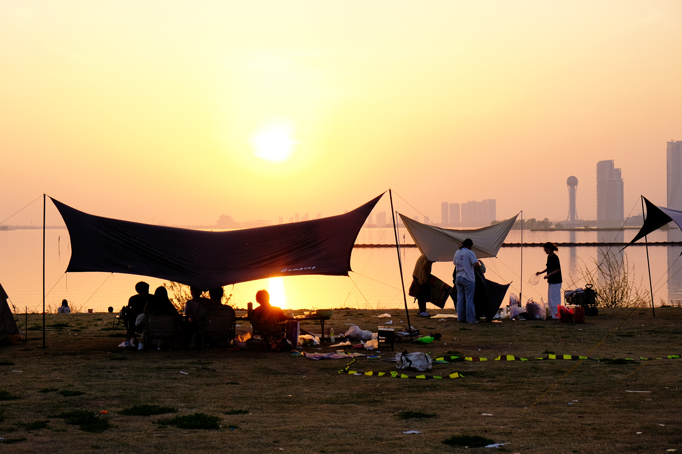 at the end of the weekend