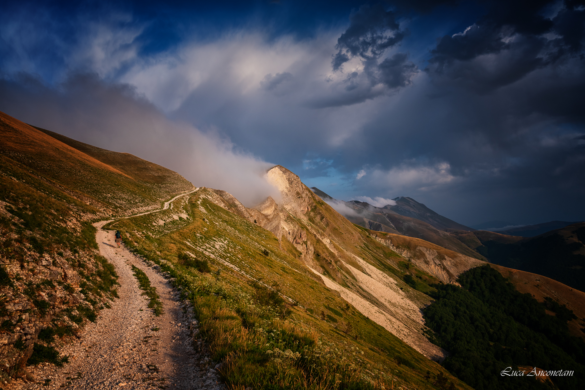Tramonto sui Sibillini