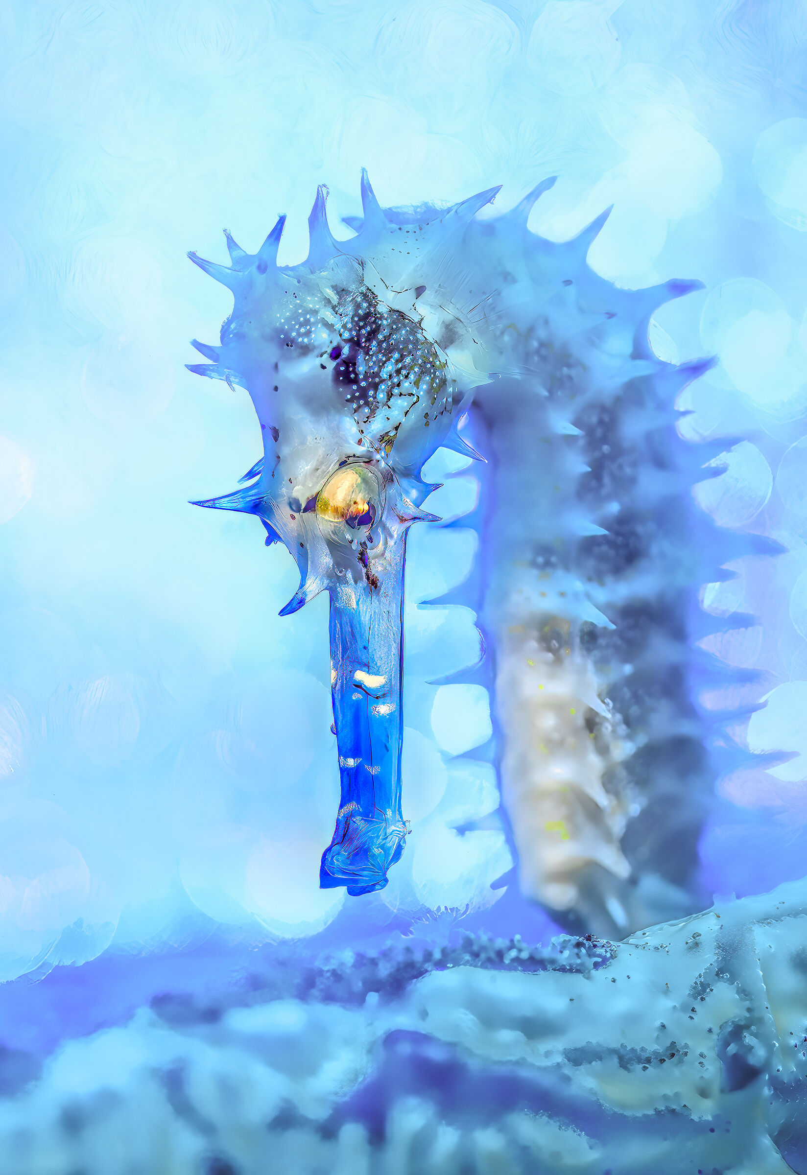 porcupine seahorse Hippocampus Histryx