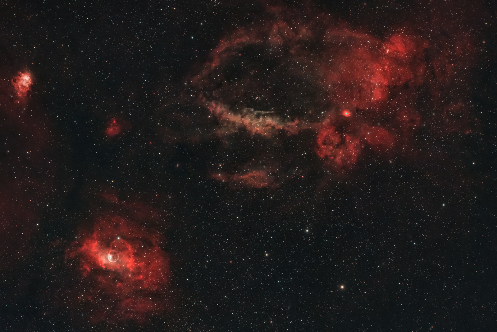 Nebulosa Bolla e Nebulosa chele di aragosta