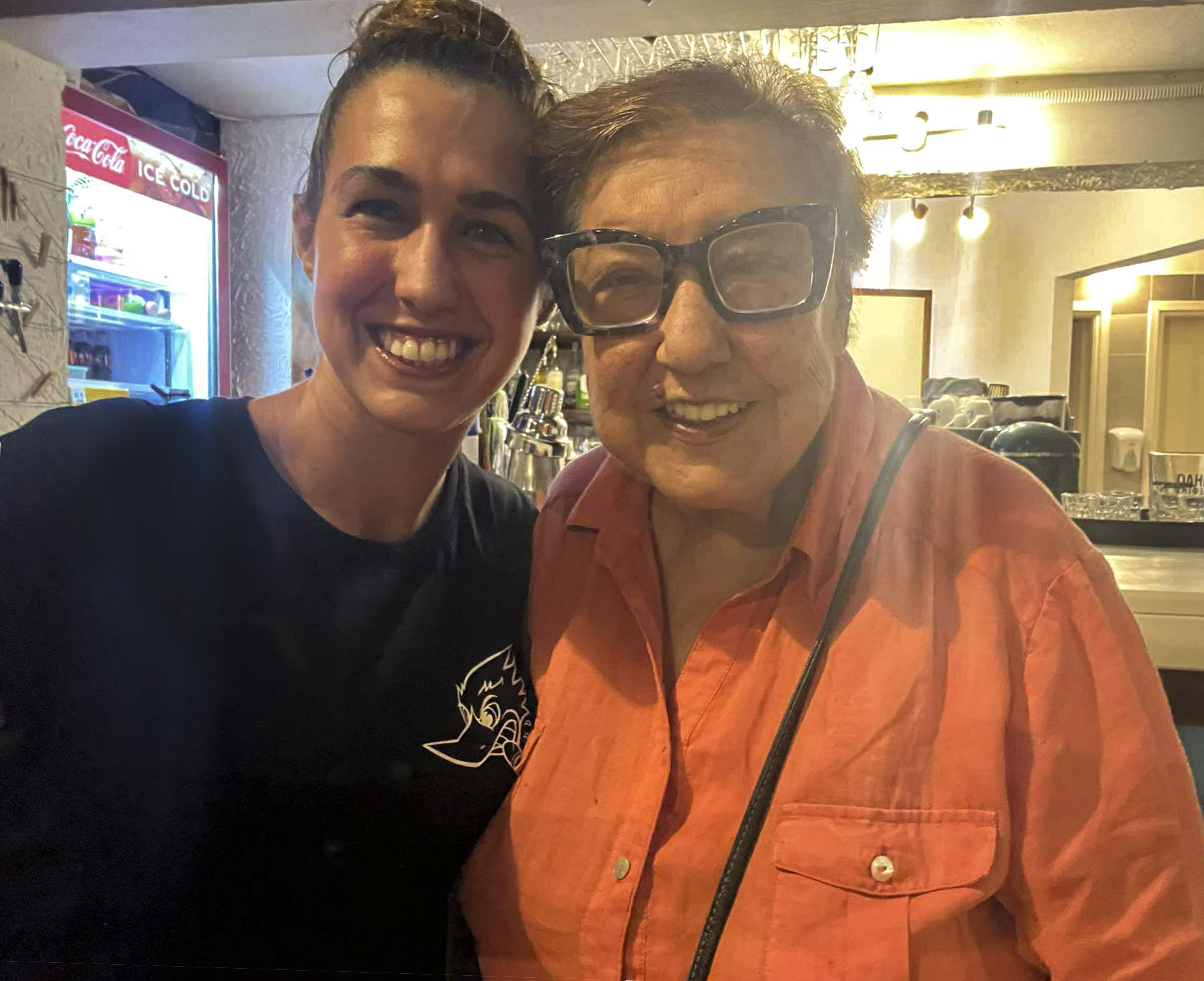 Elina e la sottoscritta a Corfù