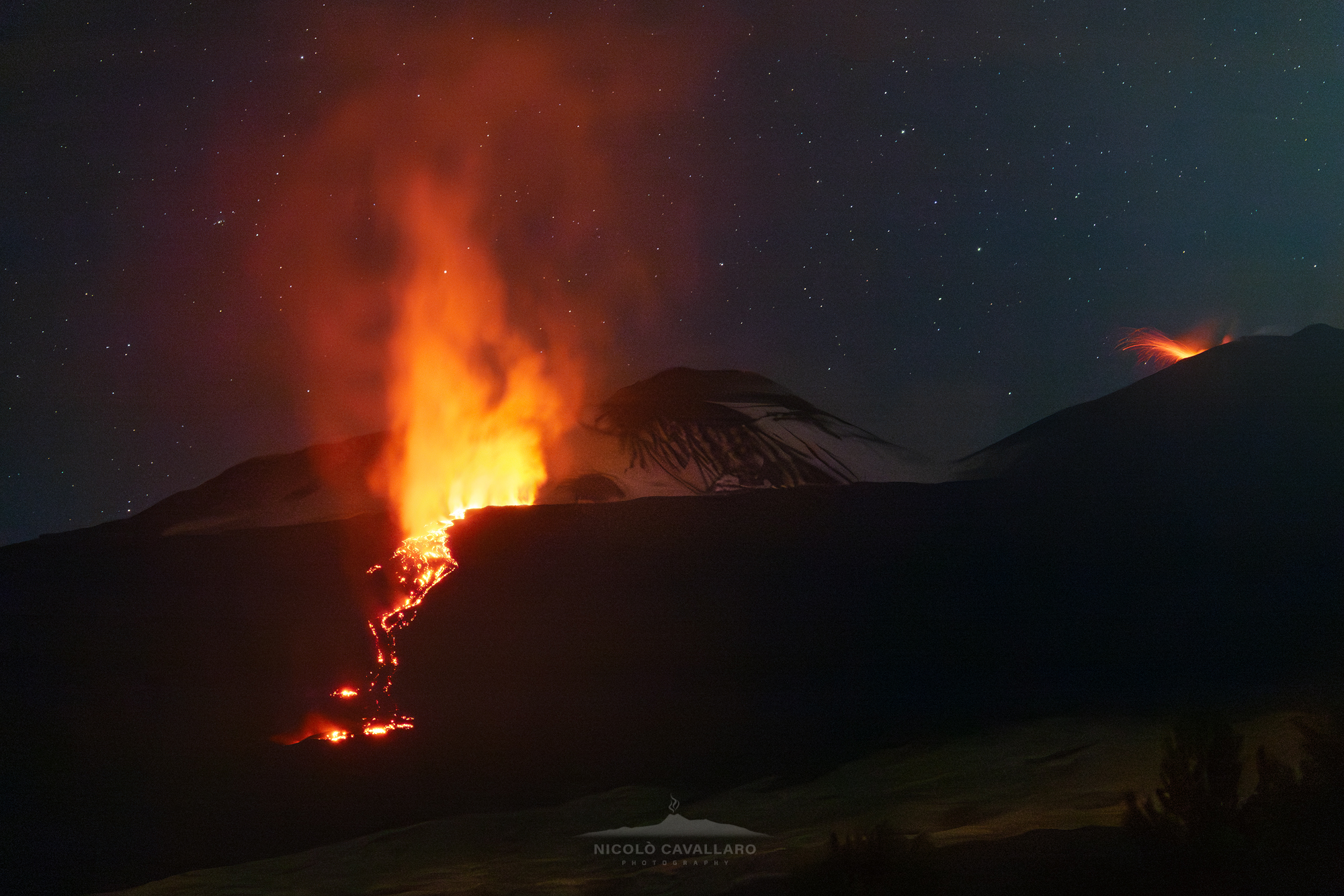Etna - Eruzione 14/15 Agosto 2025