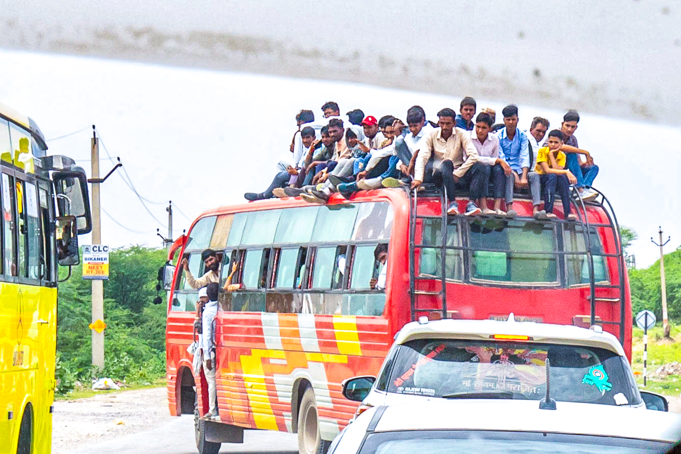 In autobus verso Bikaner