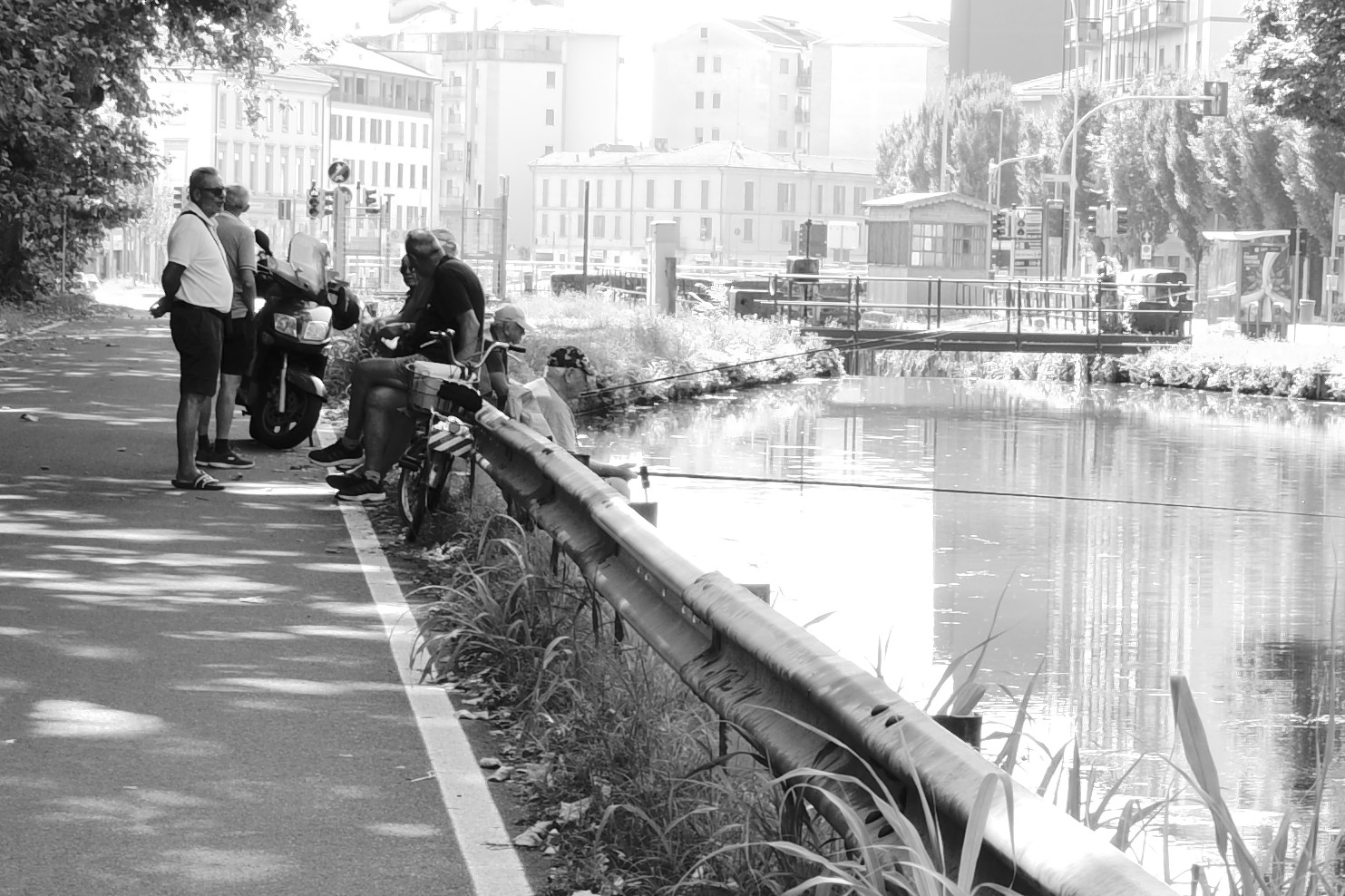 Sabato: pescatori e spettatori