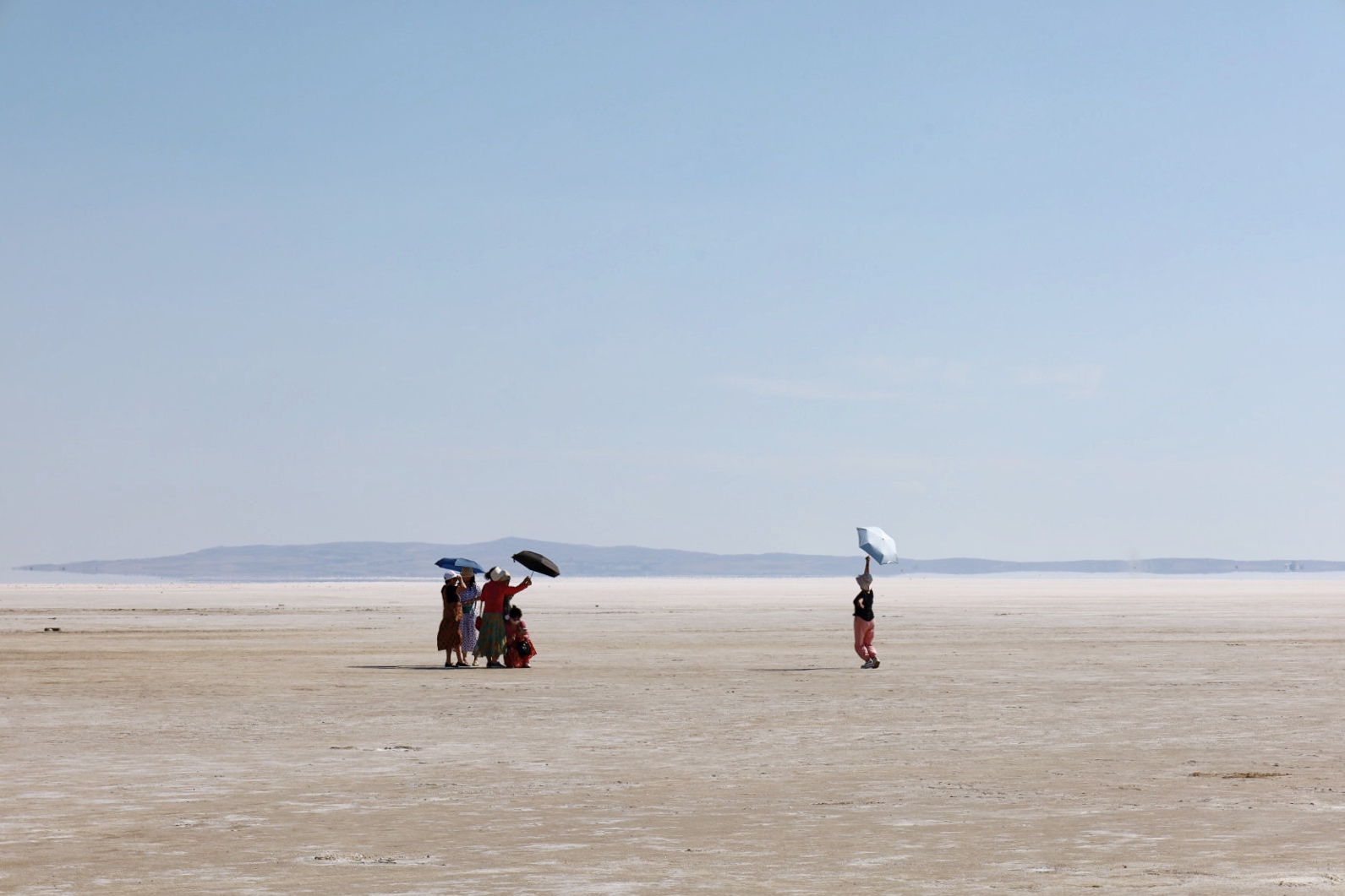 Tuz Golu, lago salto, Turchia