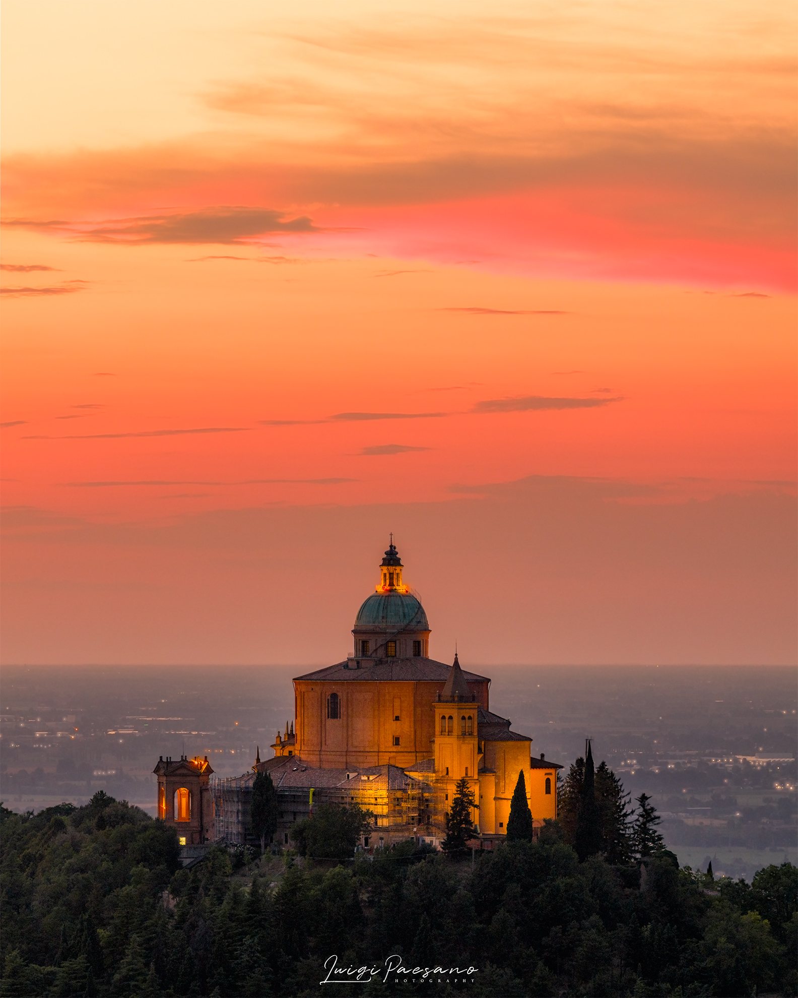 Tramonto Santuario di San Luca