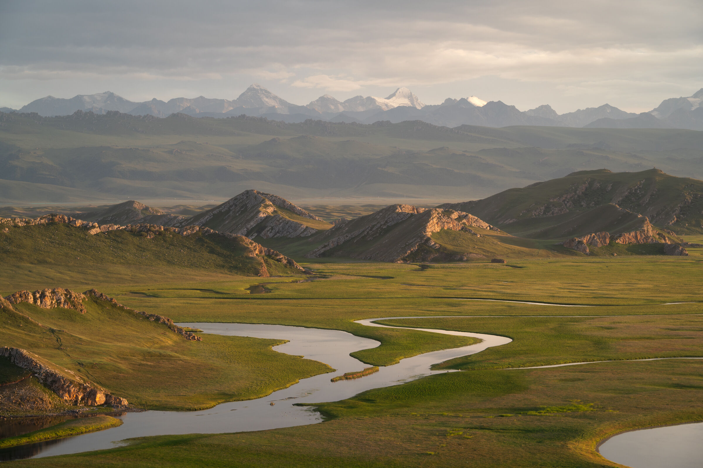 Tramonto nel Tien Shan