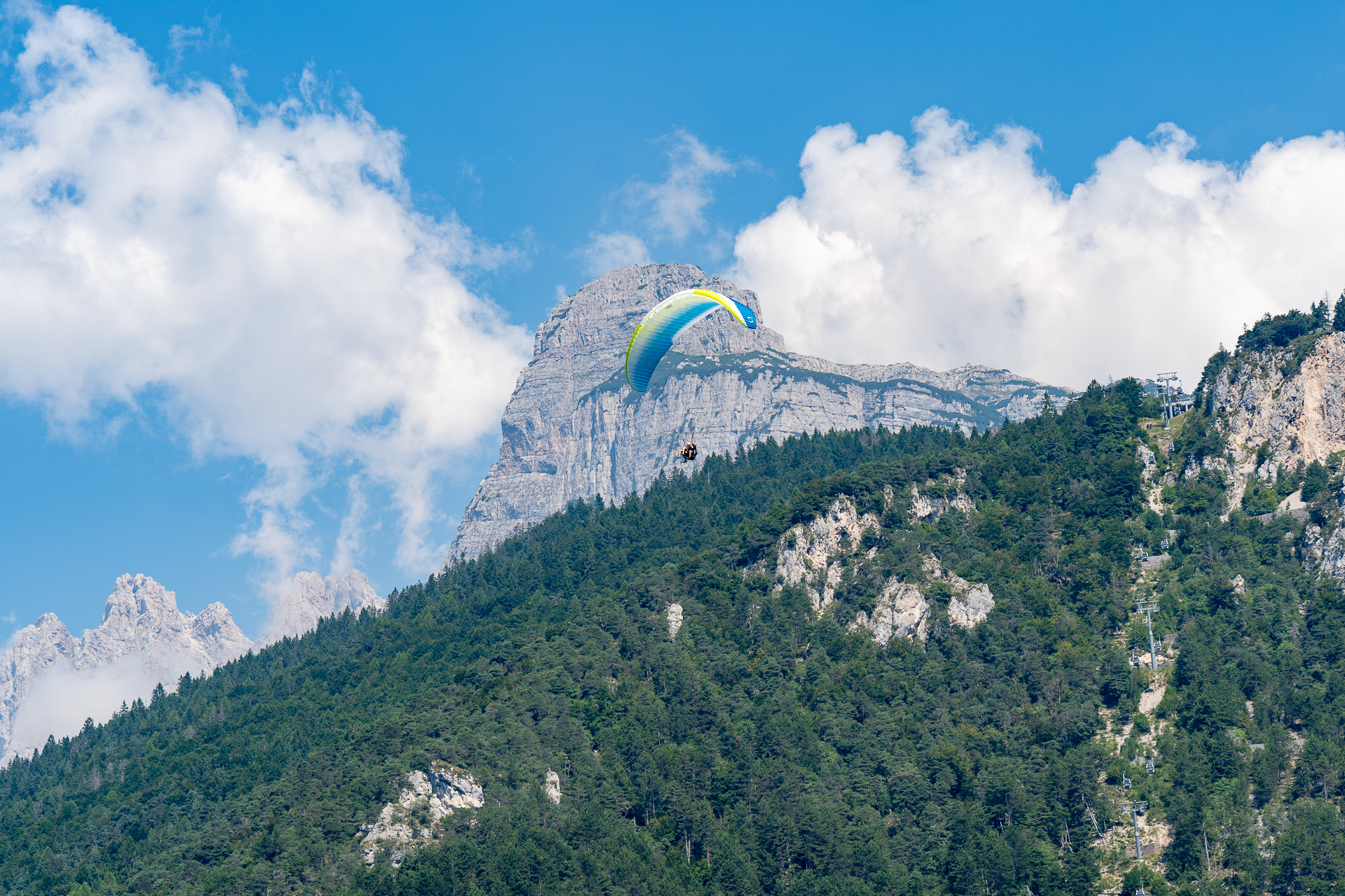 Dolomites and Paragliding