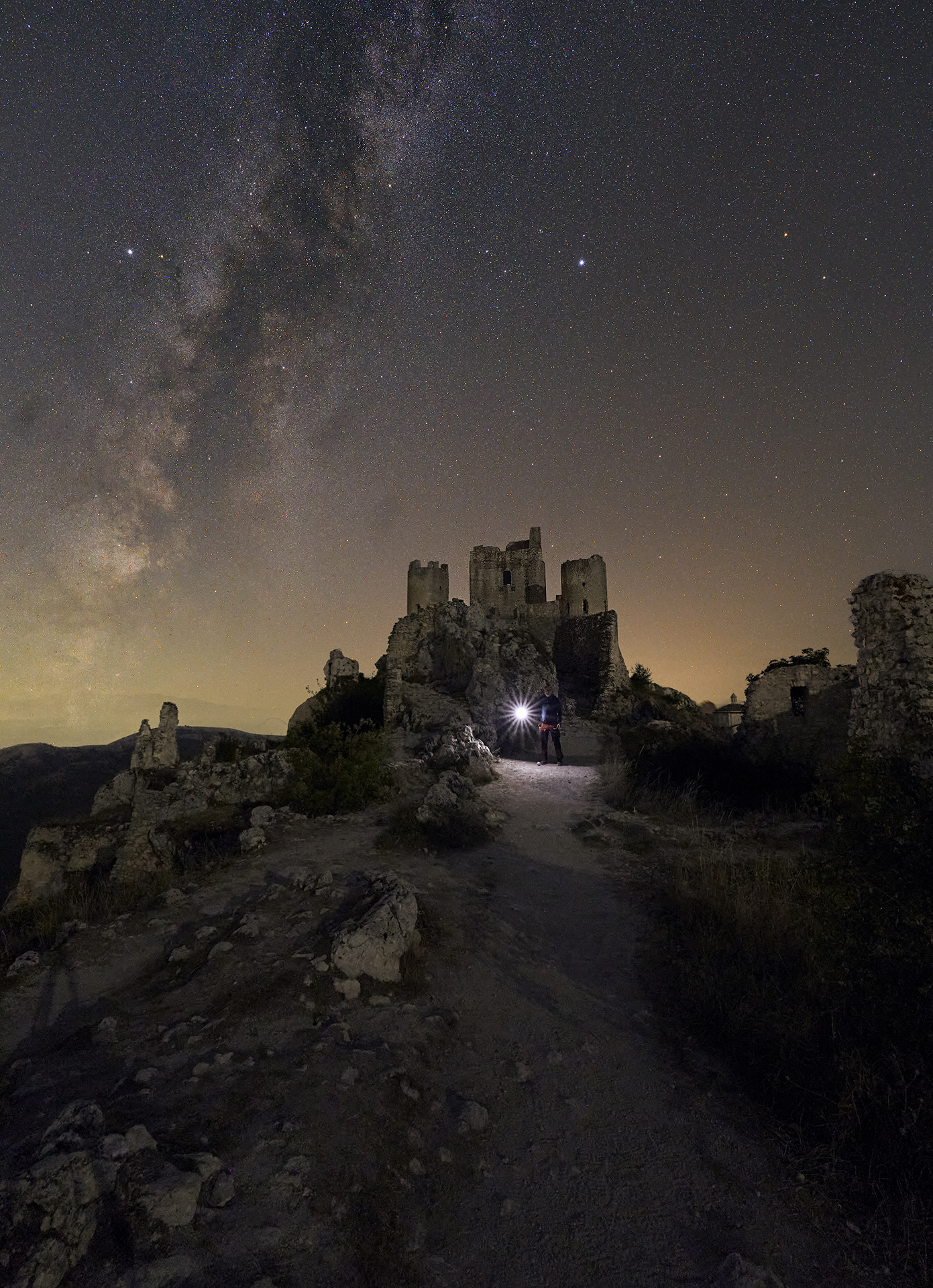 Rocca Calascio and the magic of the stars