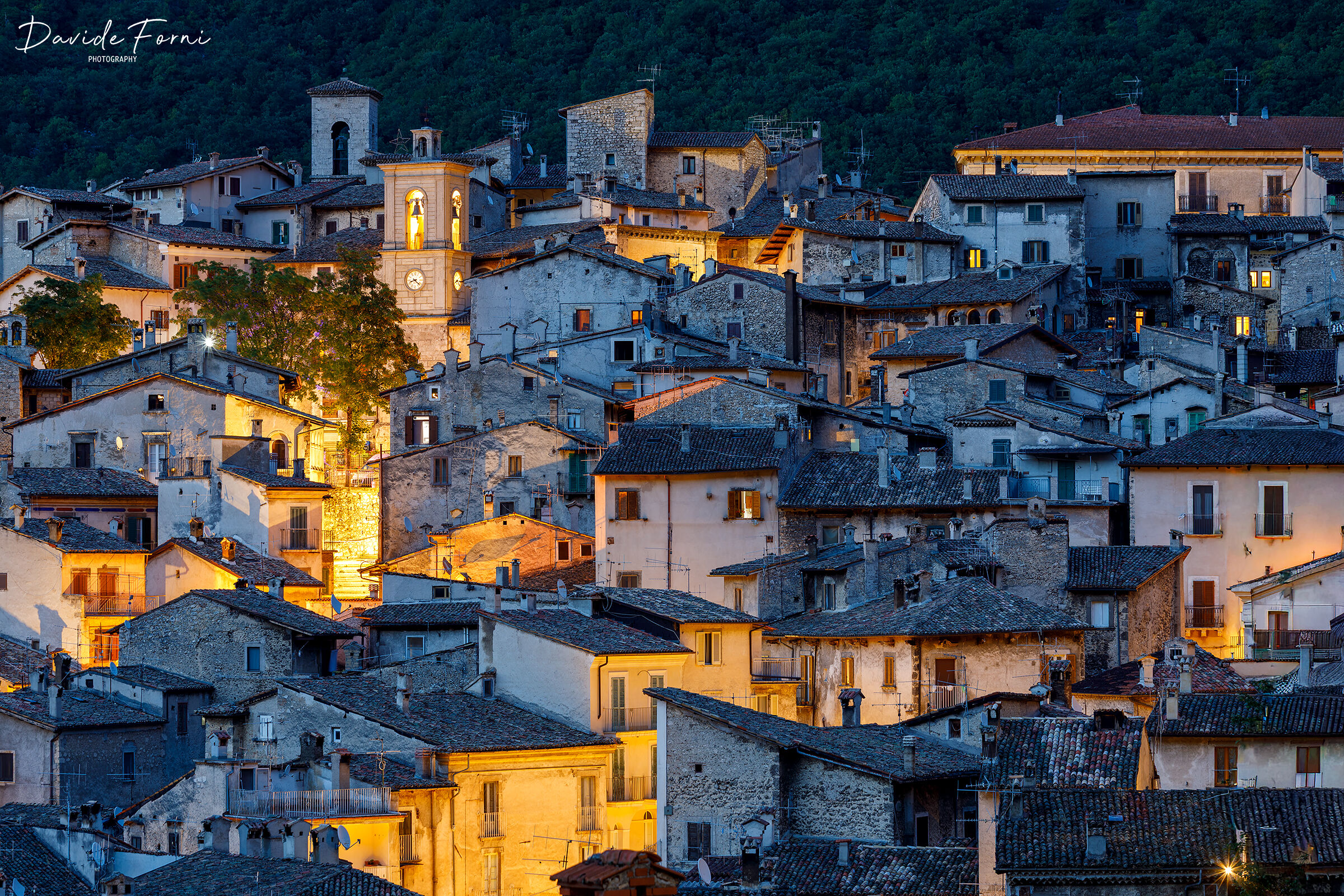 Scanno all'imbrunire