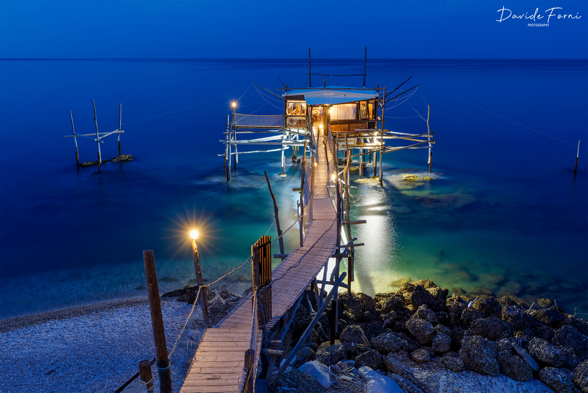 Trabocco Mucchiola all'ora blu