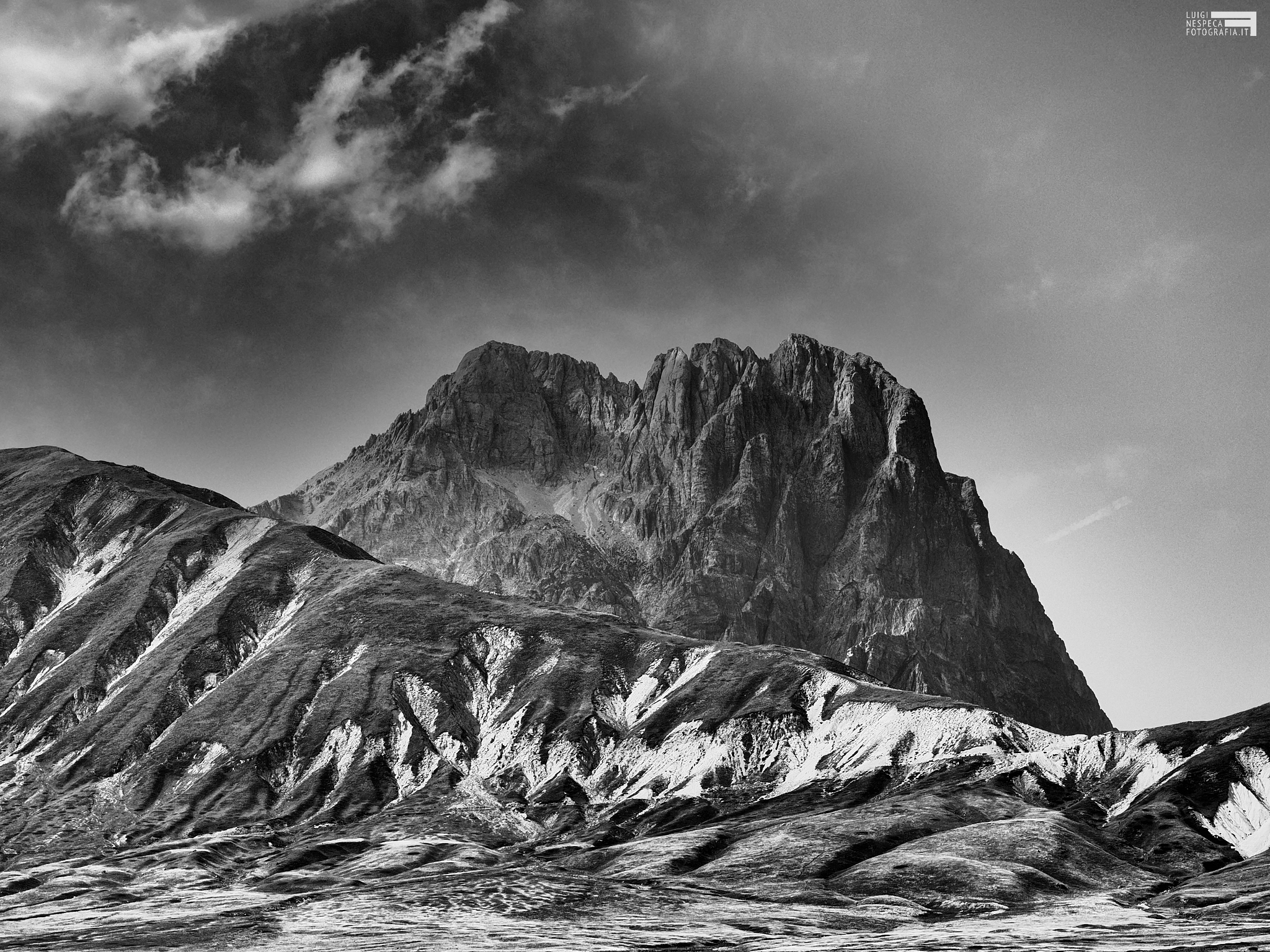 Sand and Sirocco in Campo Imperatore: Corno Grande