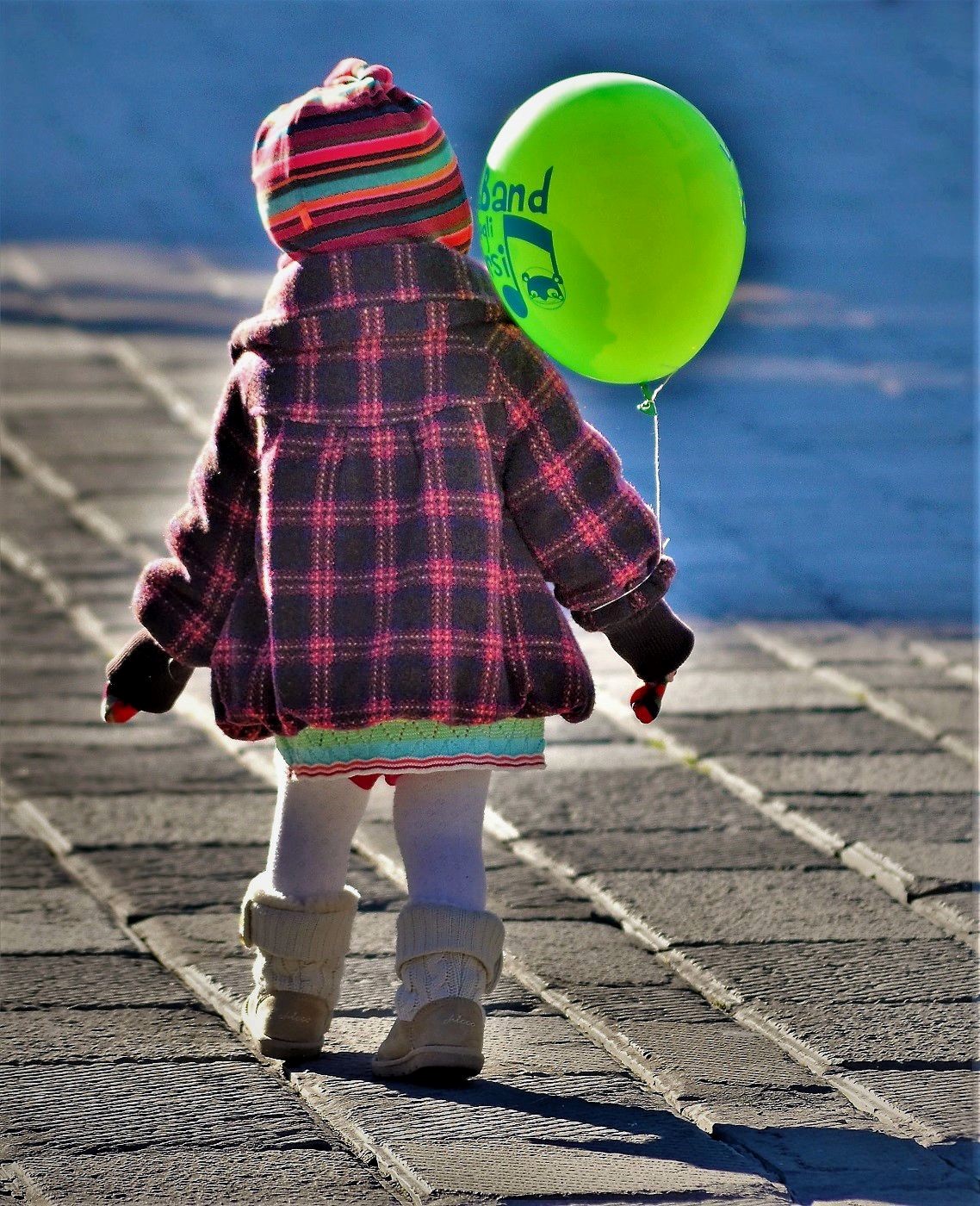 Felicità è un palloncino verde...