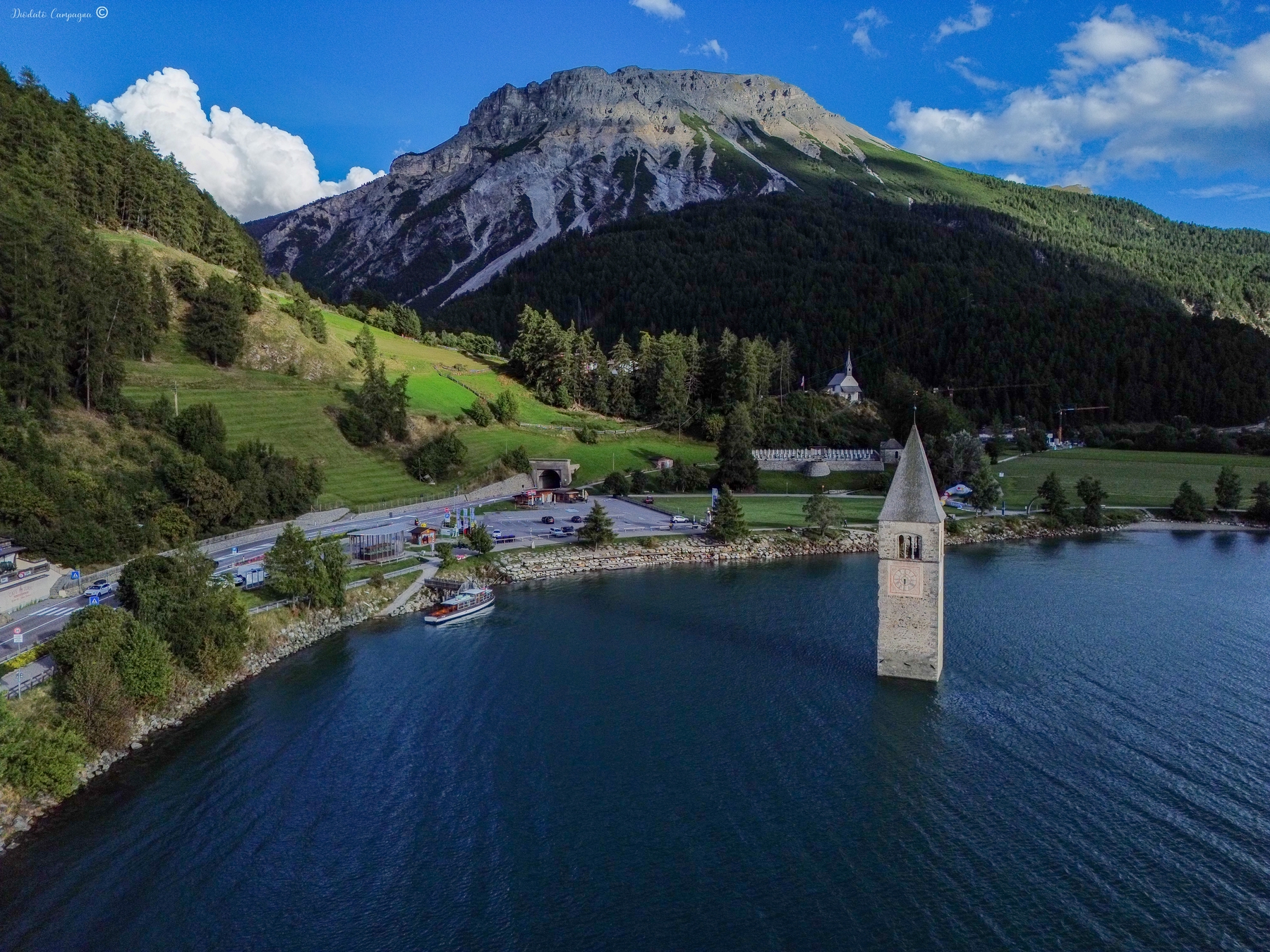 The submerged bell tower