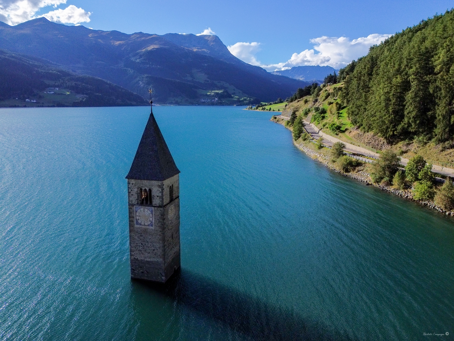 The submerged bell tower