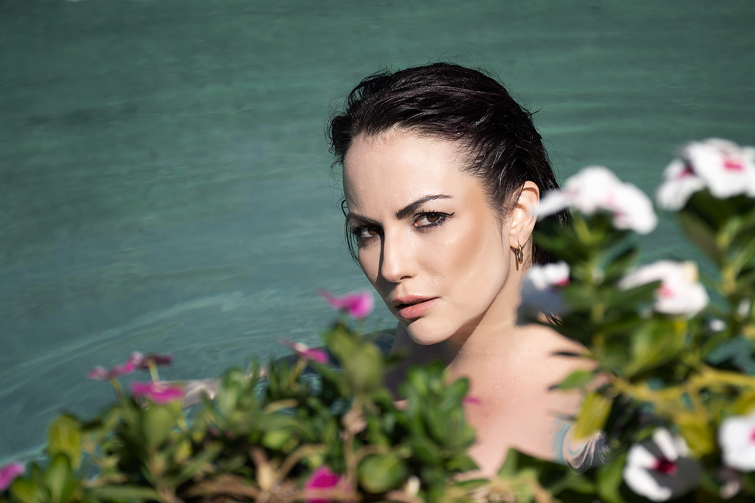 Flower among flowers