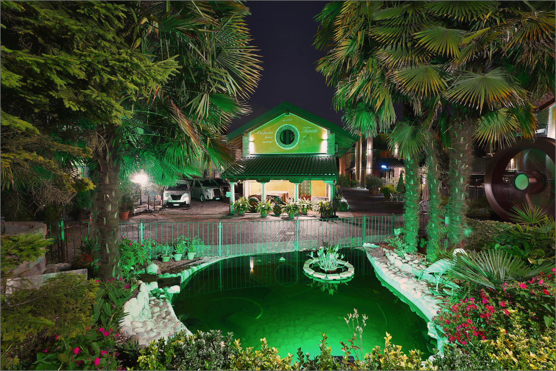 Cortile della azienda Turati in quartiere Niguarda