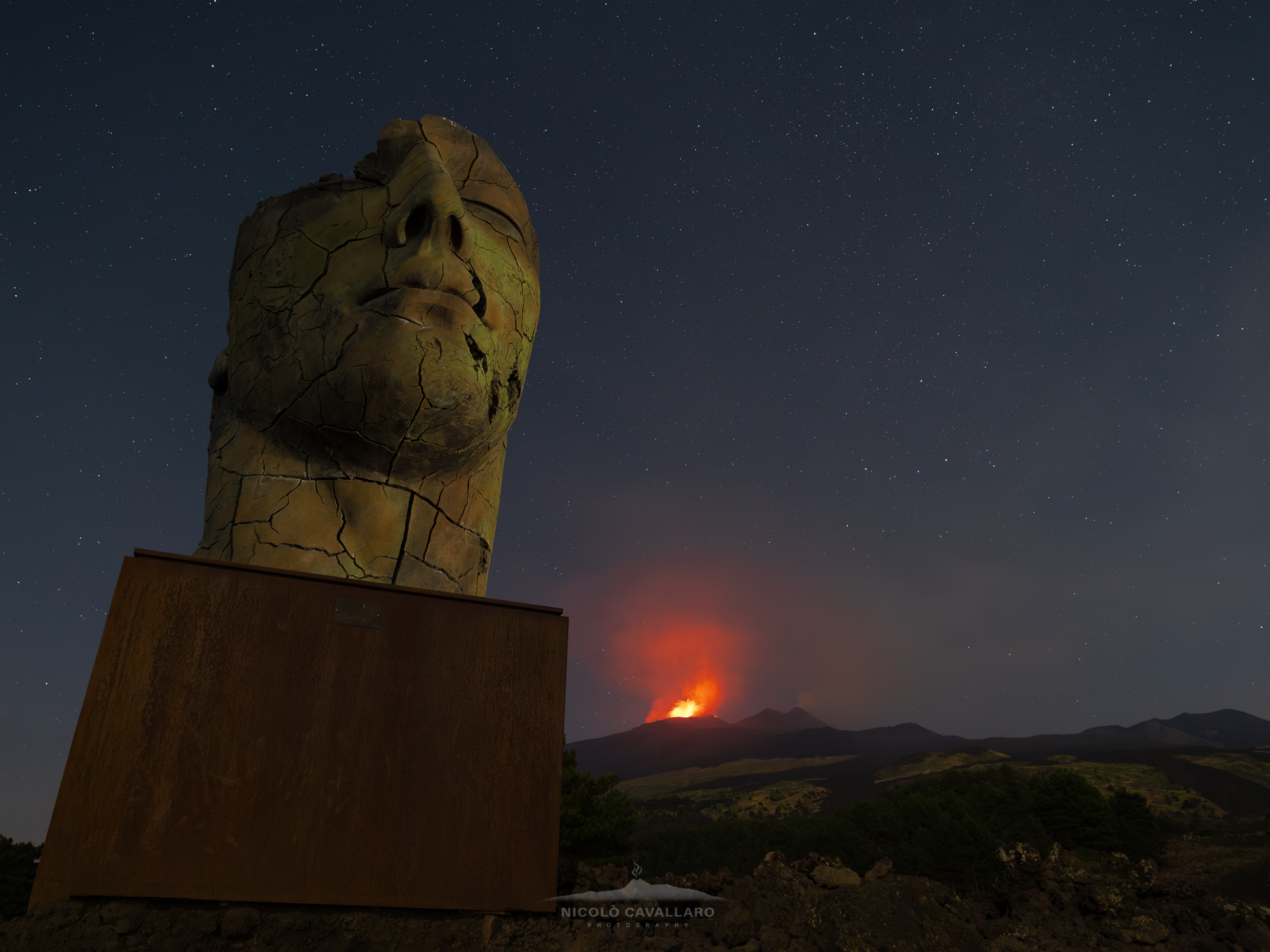 Etna and Igor Mitoraj