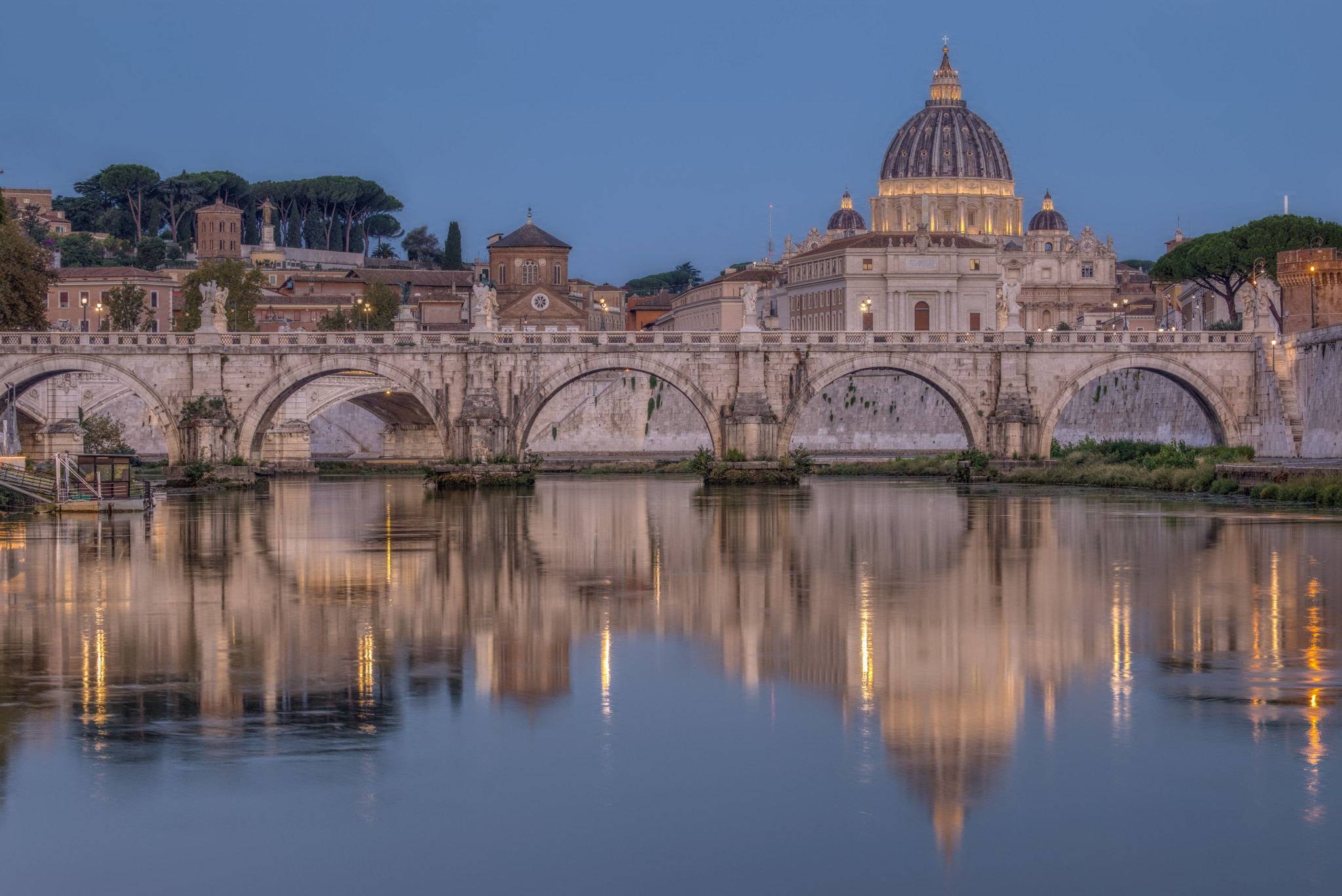 Ponte Sant'Angelo and San Pietro