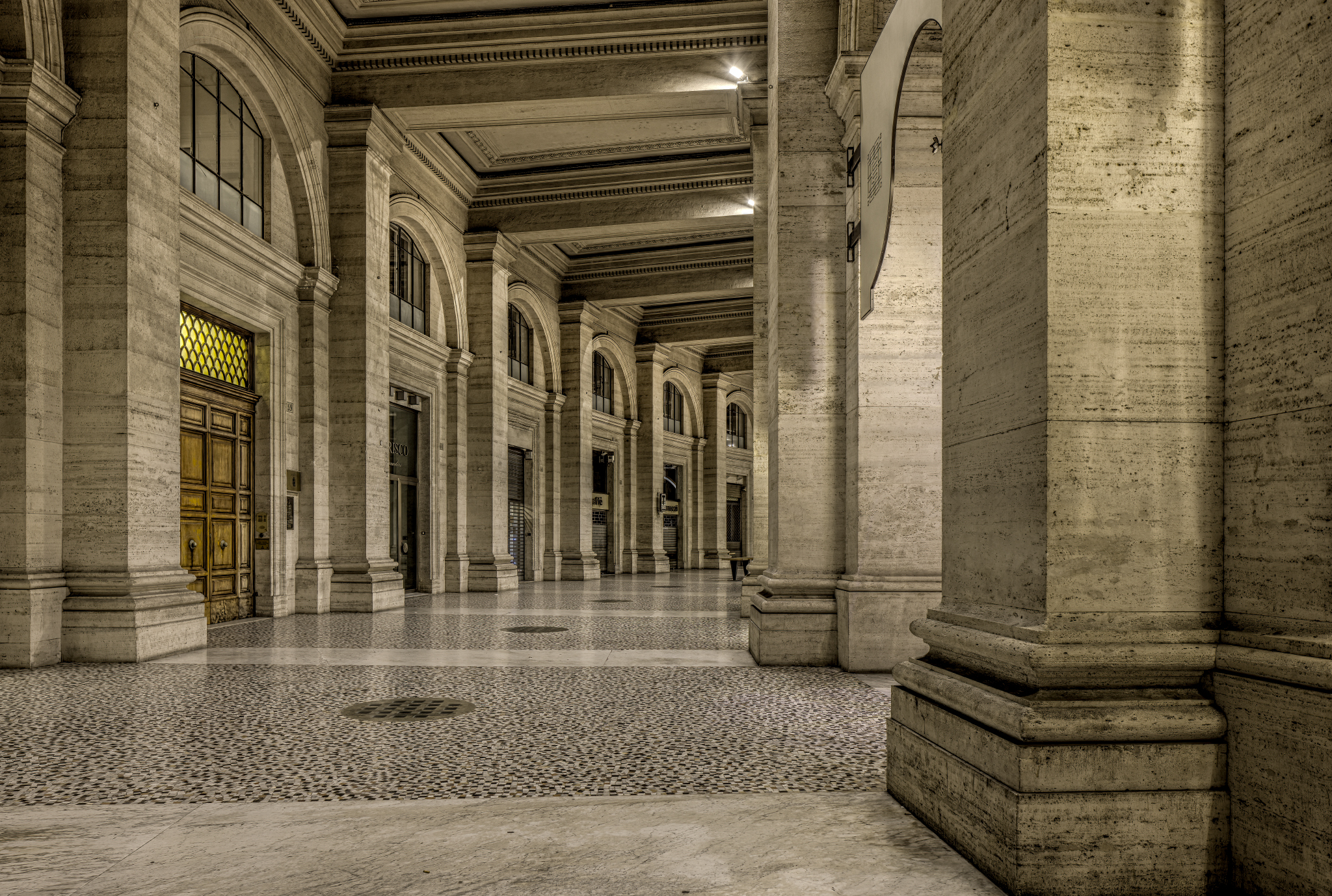 Portico of Palazzo Esedra