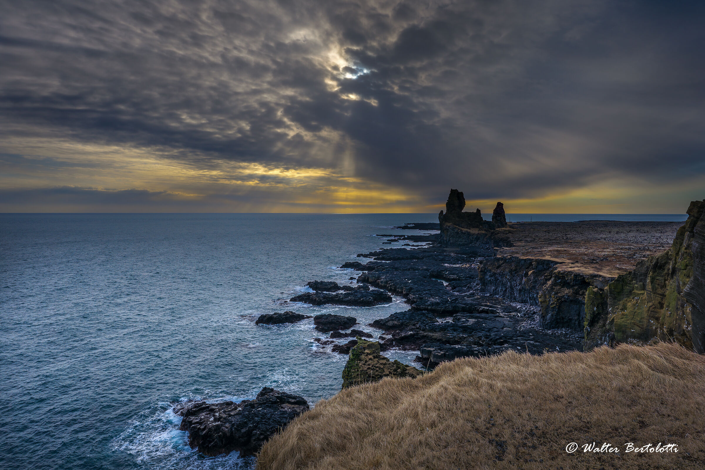 Londrangar Basalt Cliffs