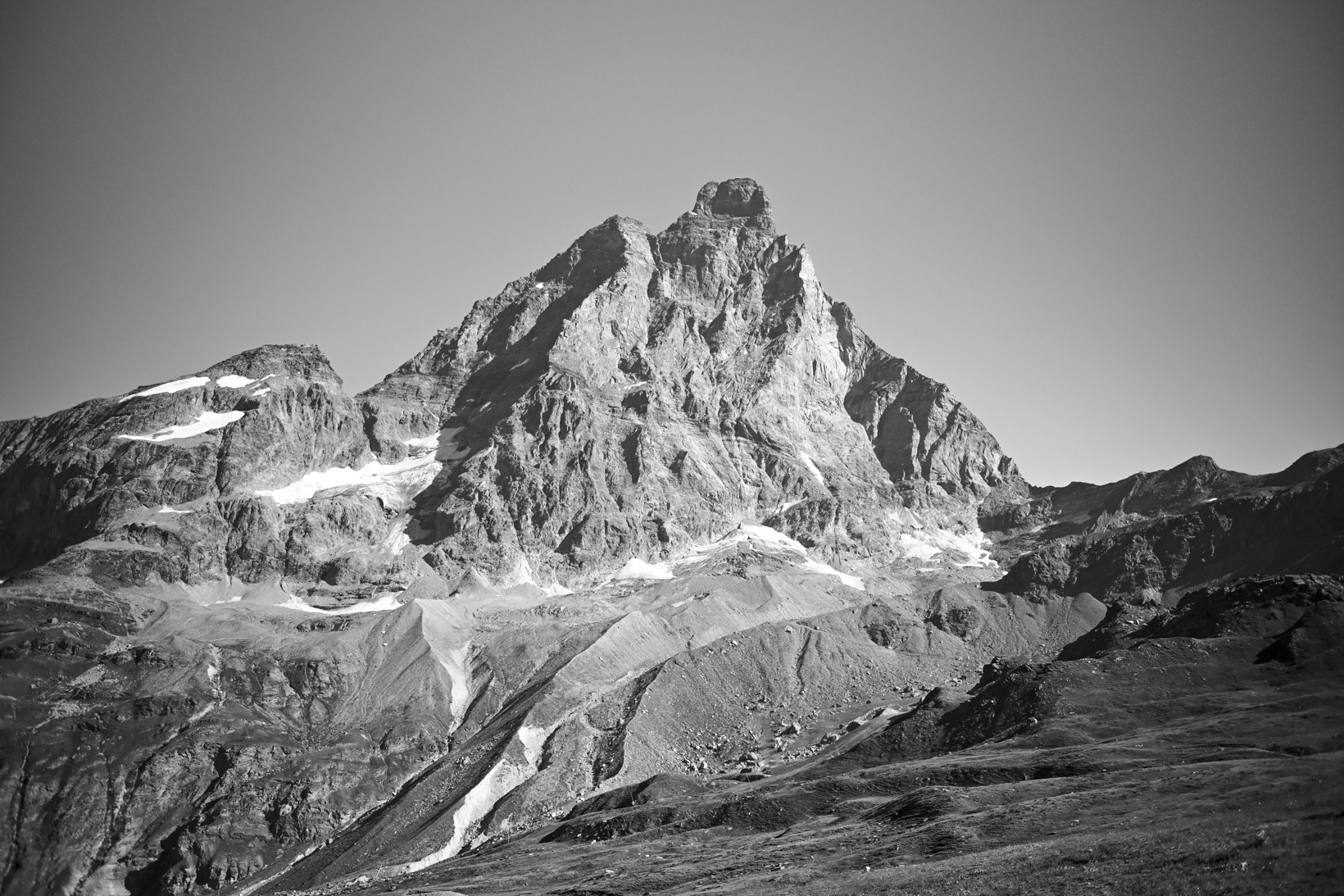 Monte Cervino in B & N