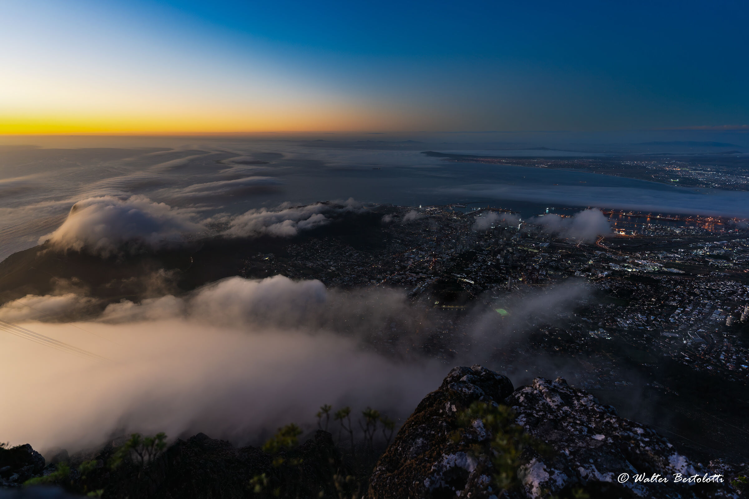 The Blue Hour from Table Mountain