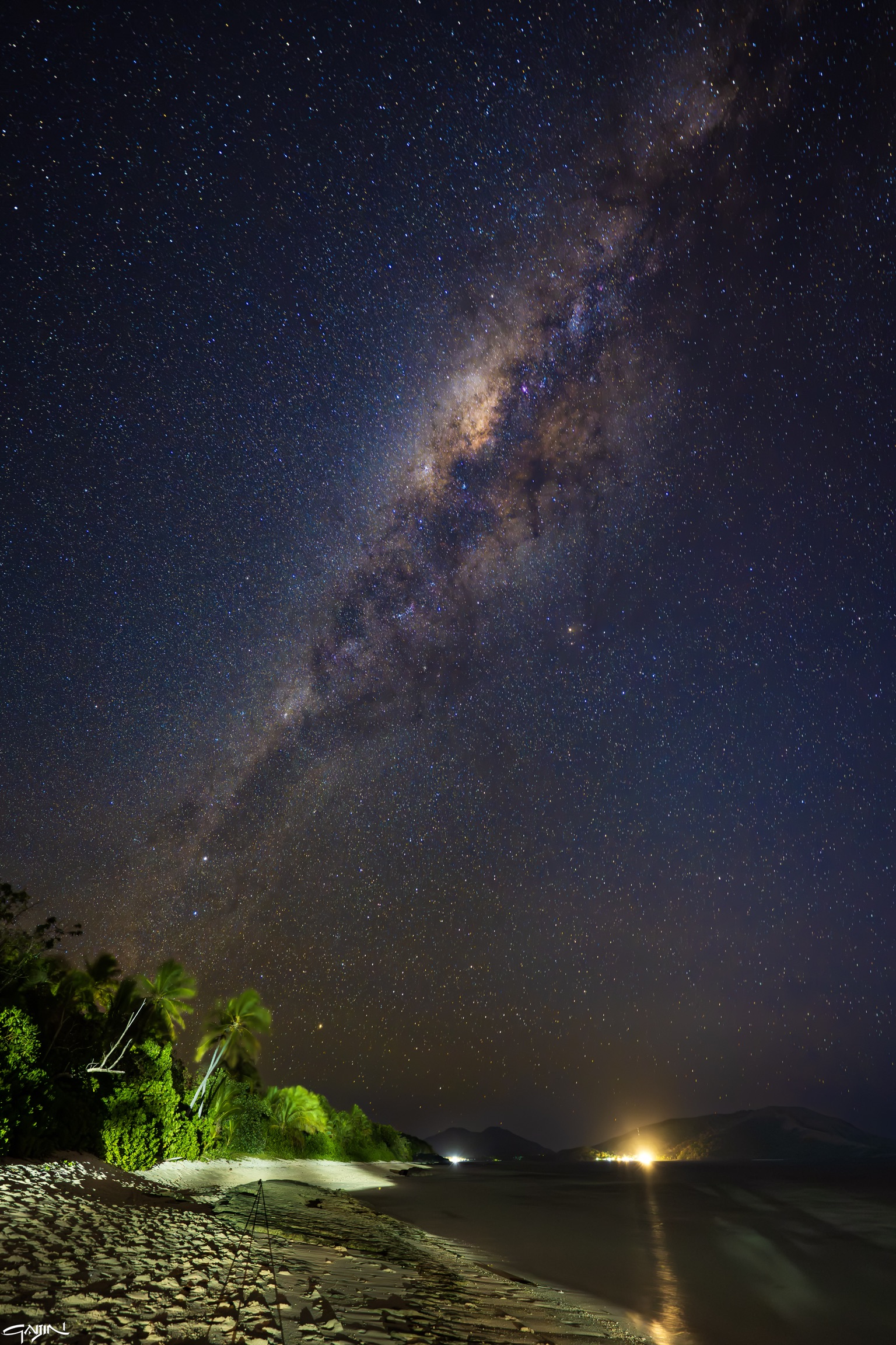Night on the Blue Lagoon