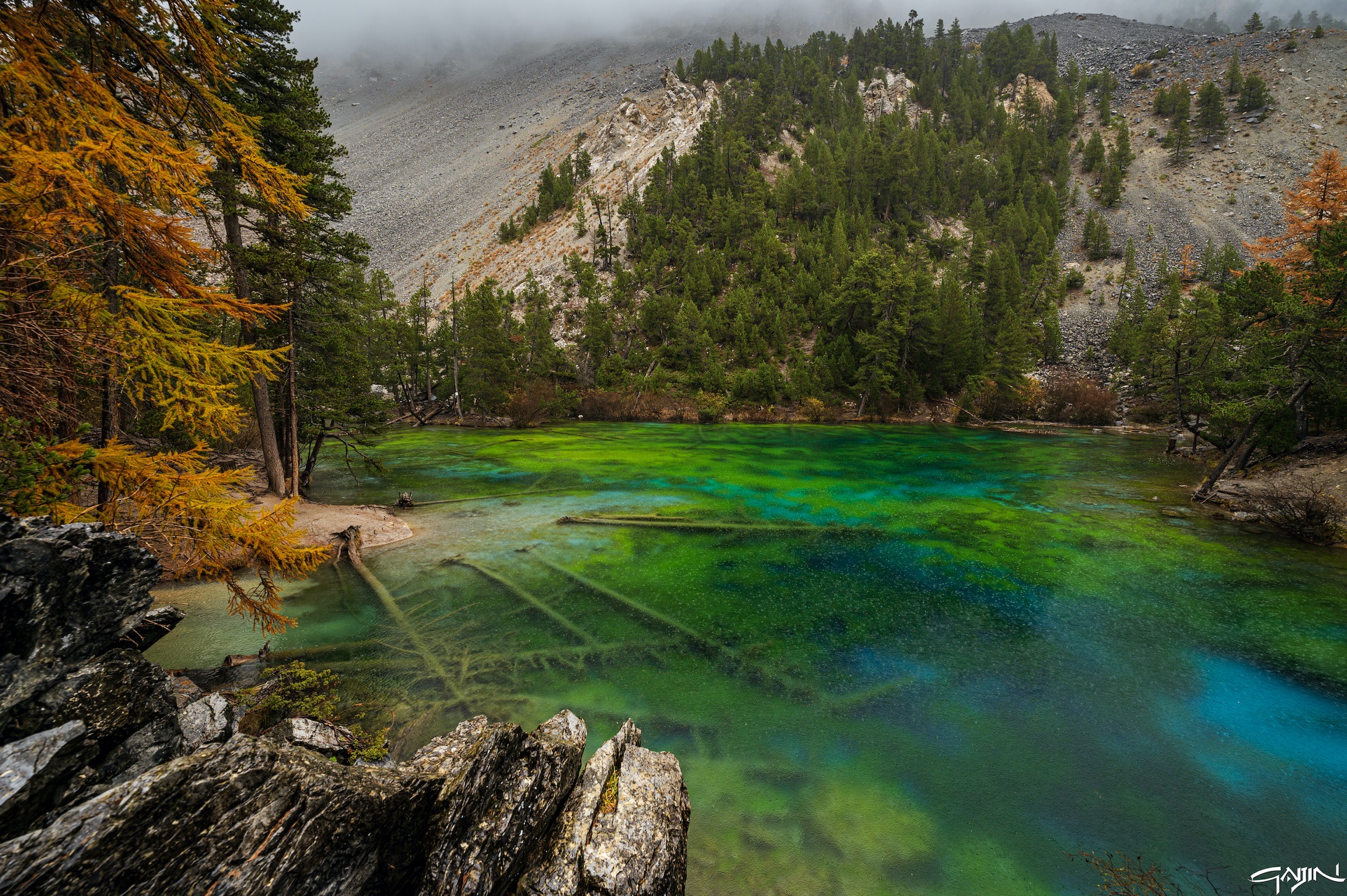 Autunno al lago verde