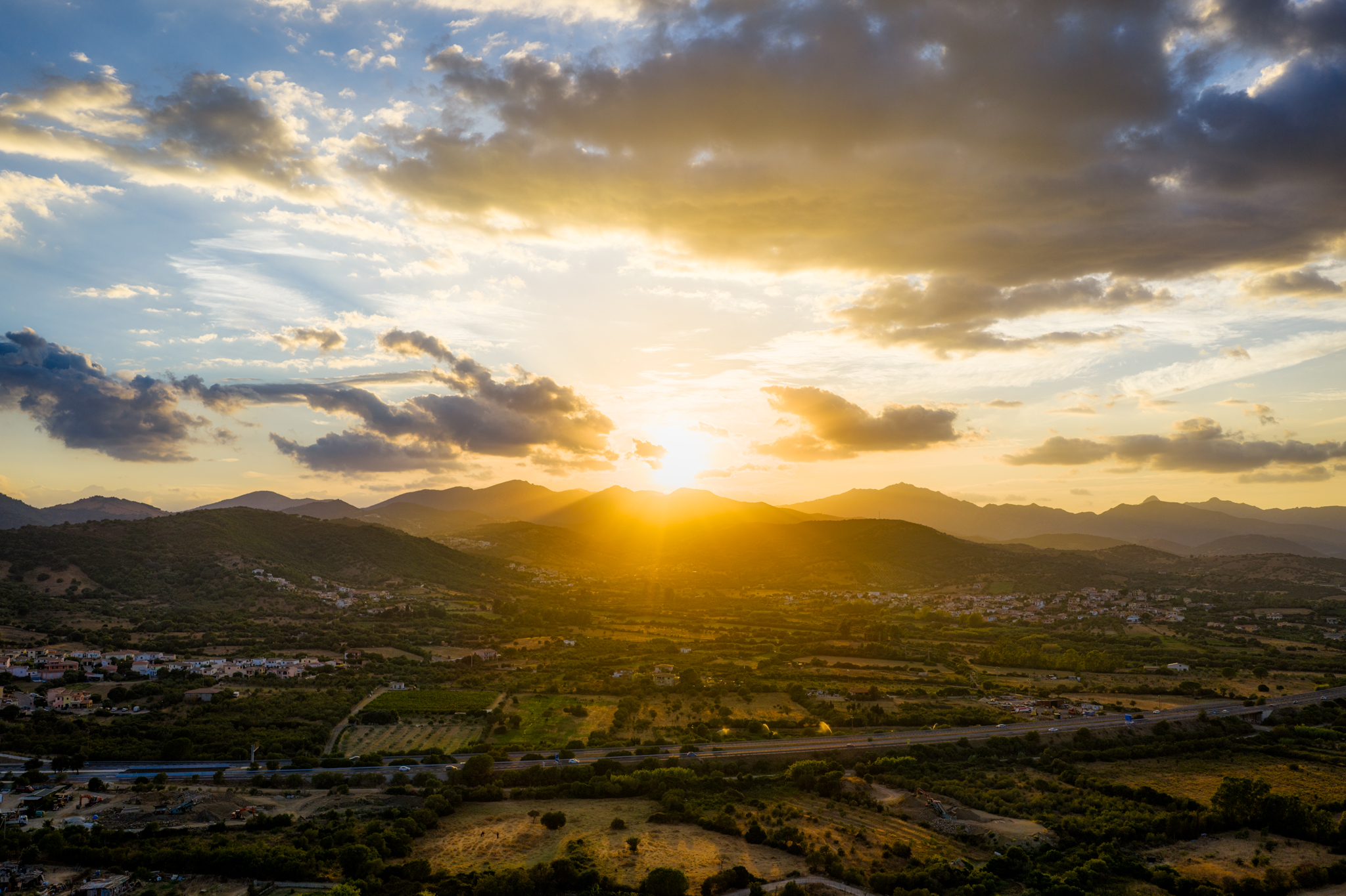 Sunset in Sardinia