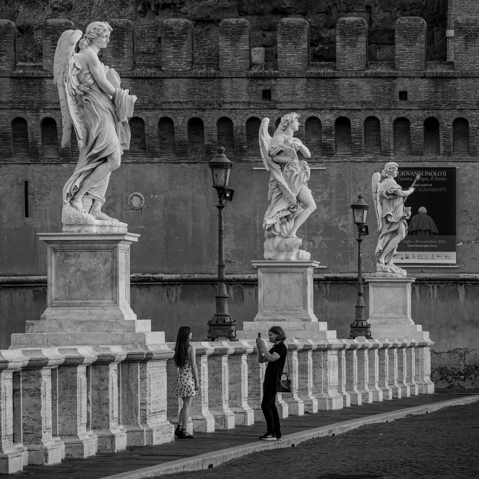 Souvenir photo among the Angels