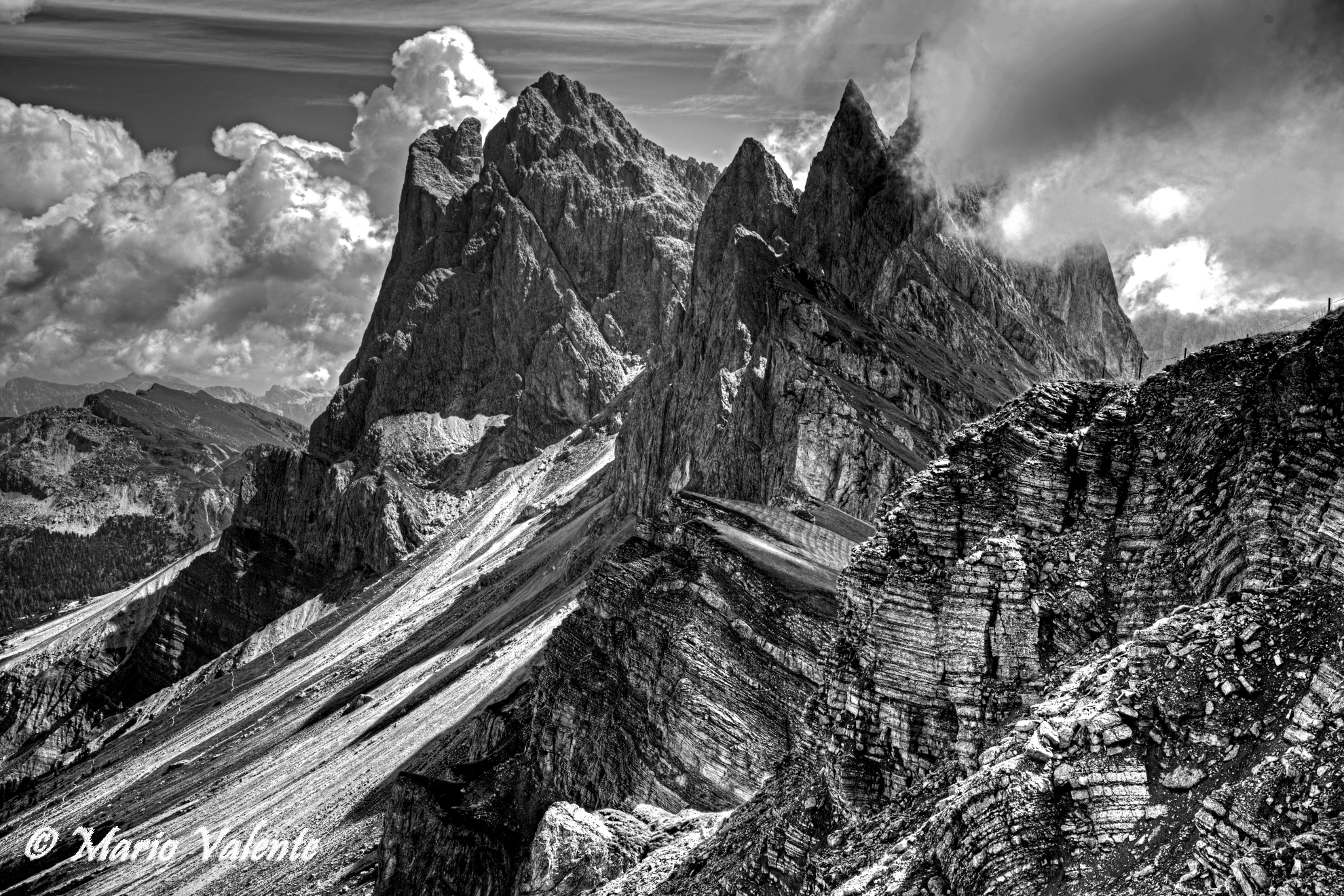 Val Gardena verso le Odle