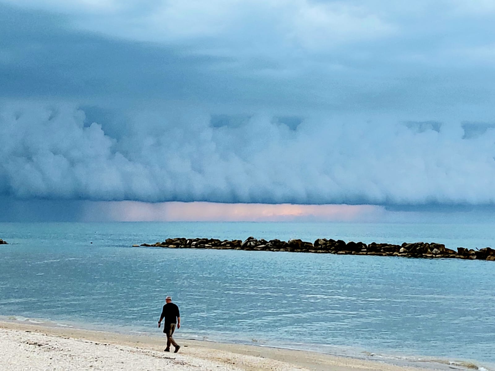 The rain is coming