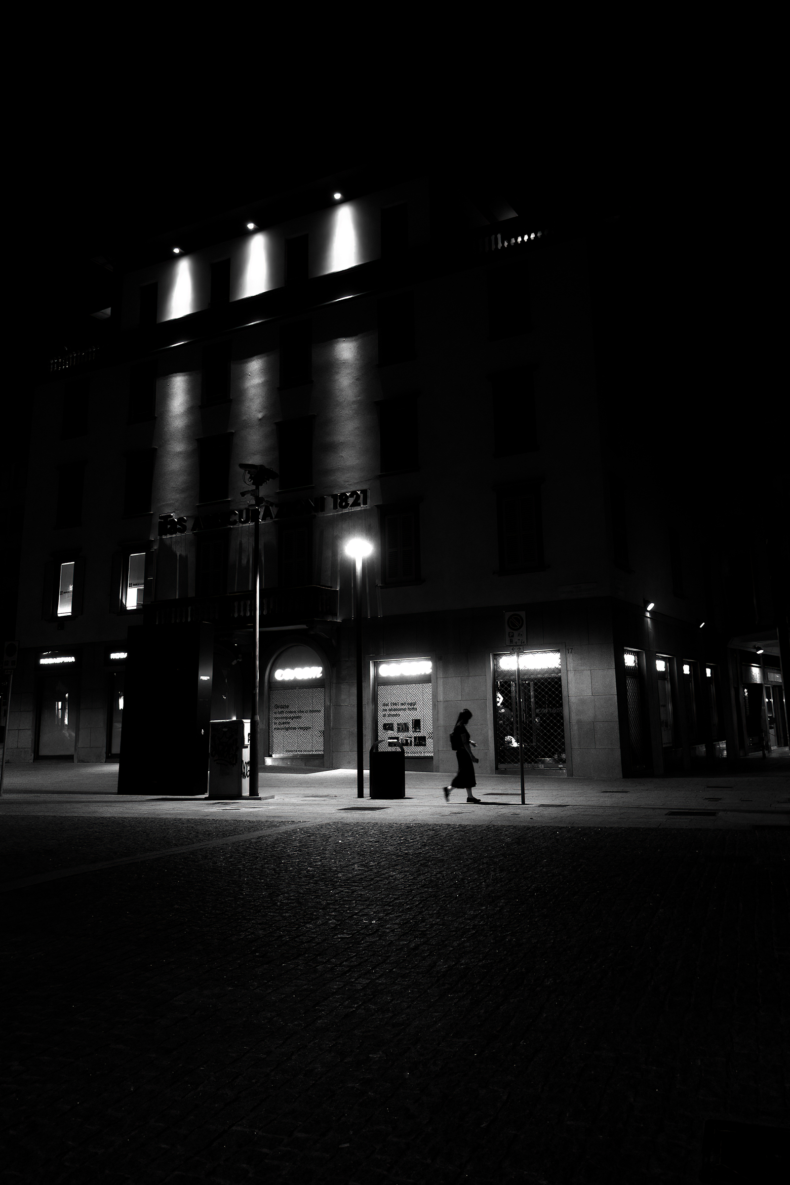 Walking in the night