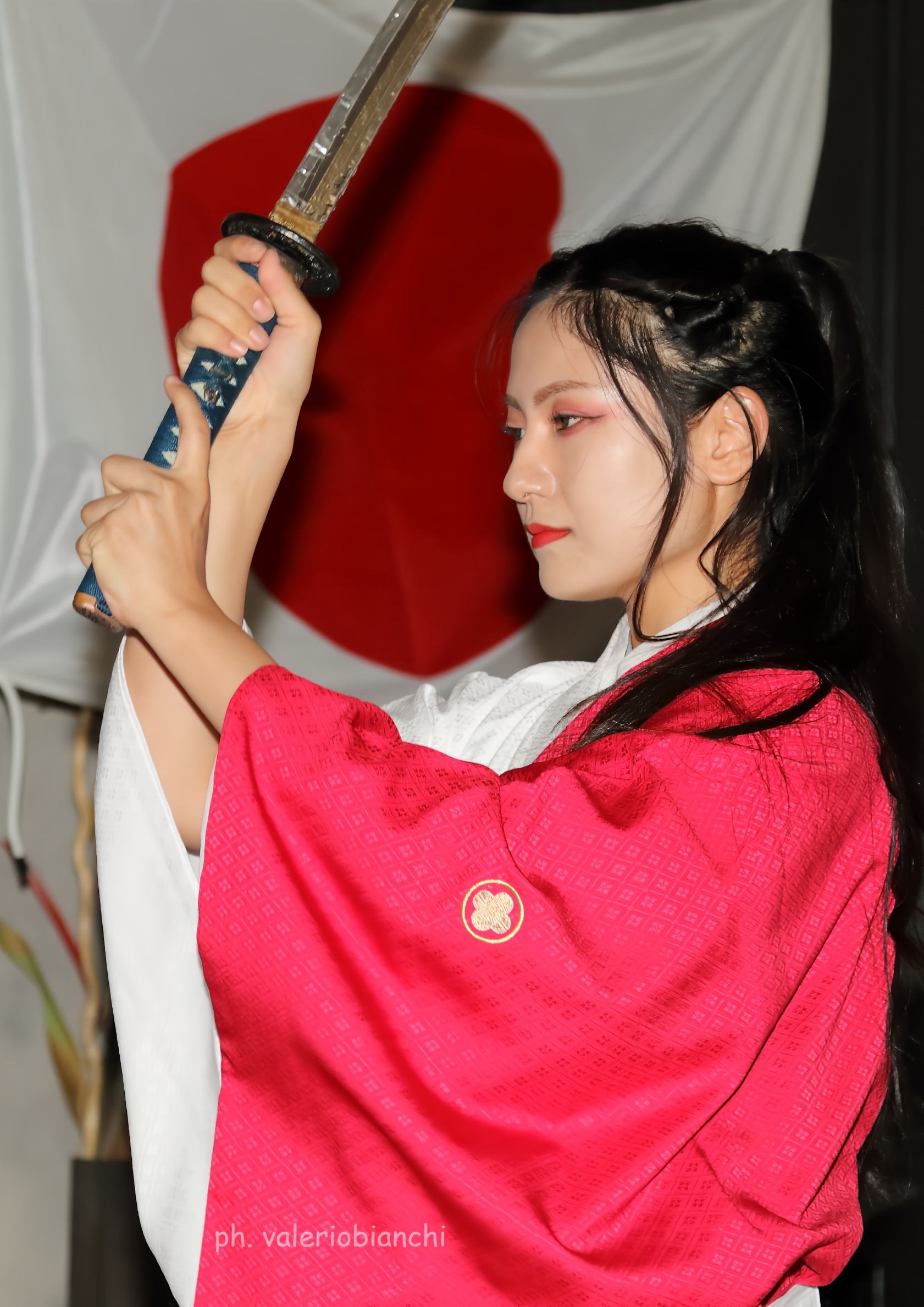 The girl with the katana