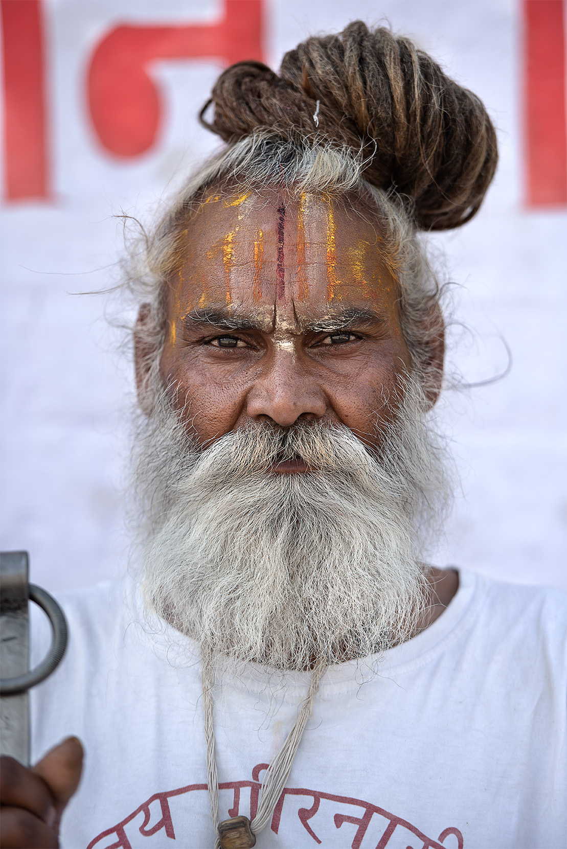 The asceticism facial paintings