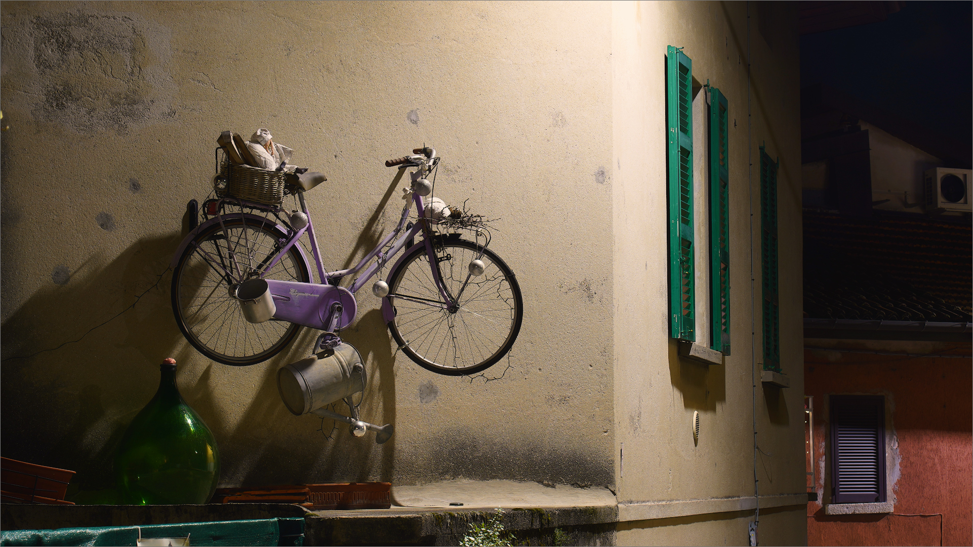 Una bici sul tetto ...