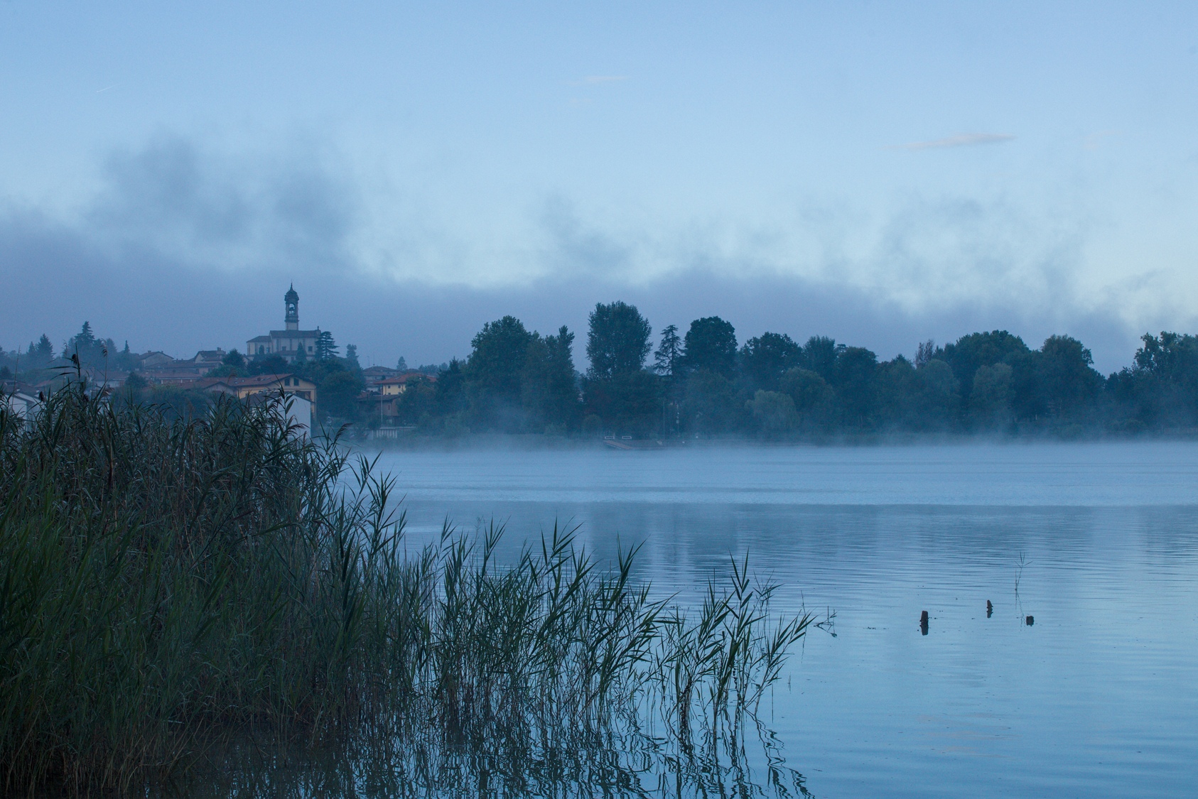 Lago di pusiano e il canneto