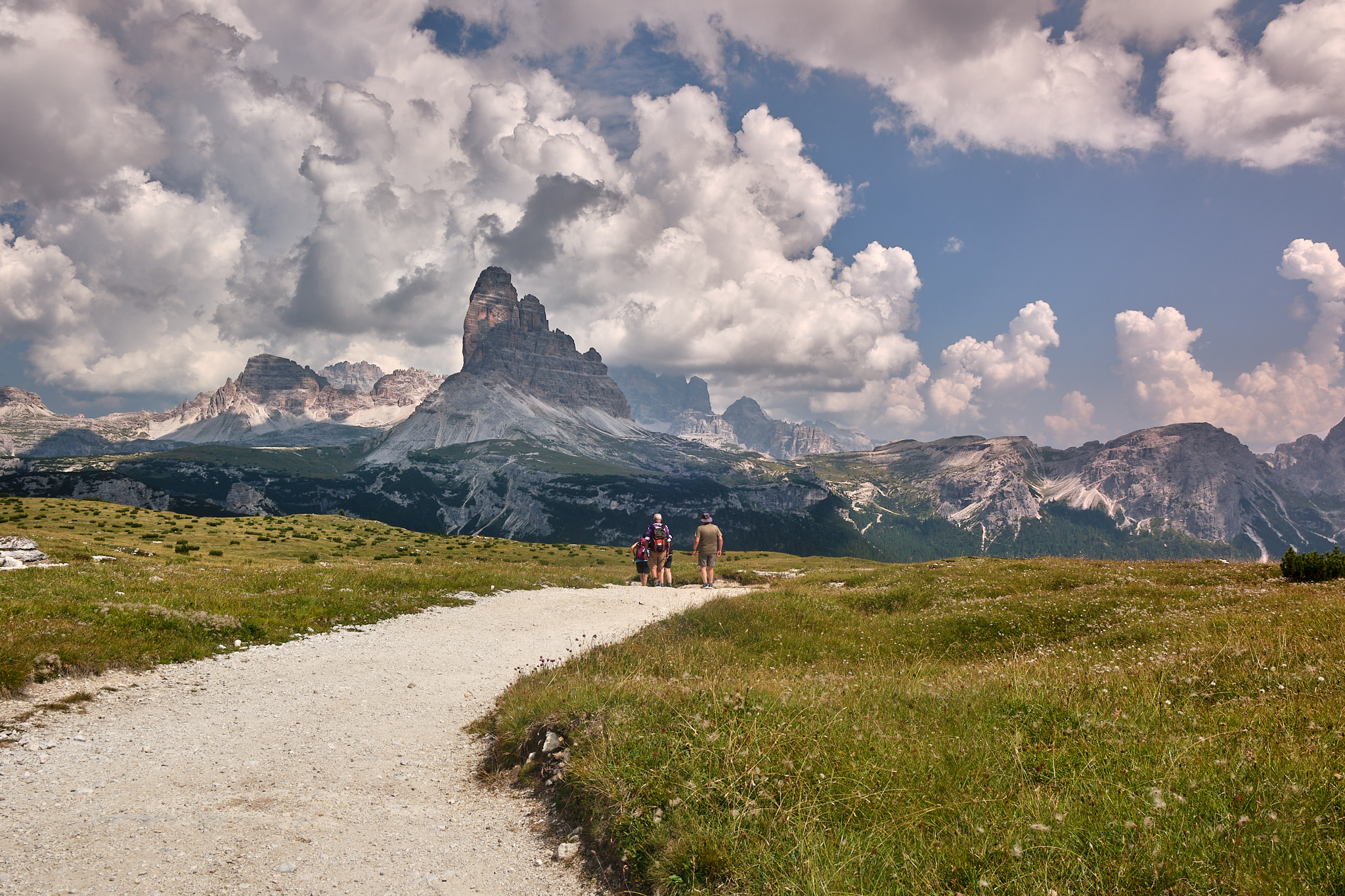 Le tre cime da Monte Piana