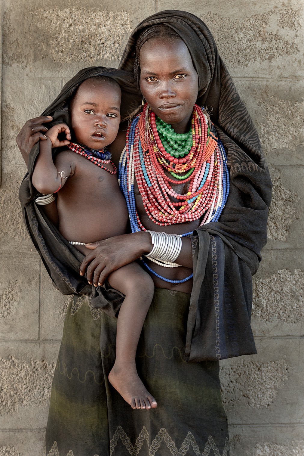 Mother and Son- Arbore Tribe