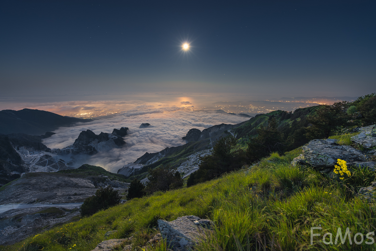 It was a full moon night