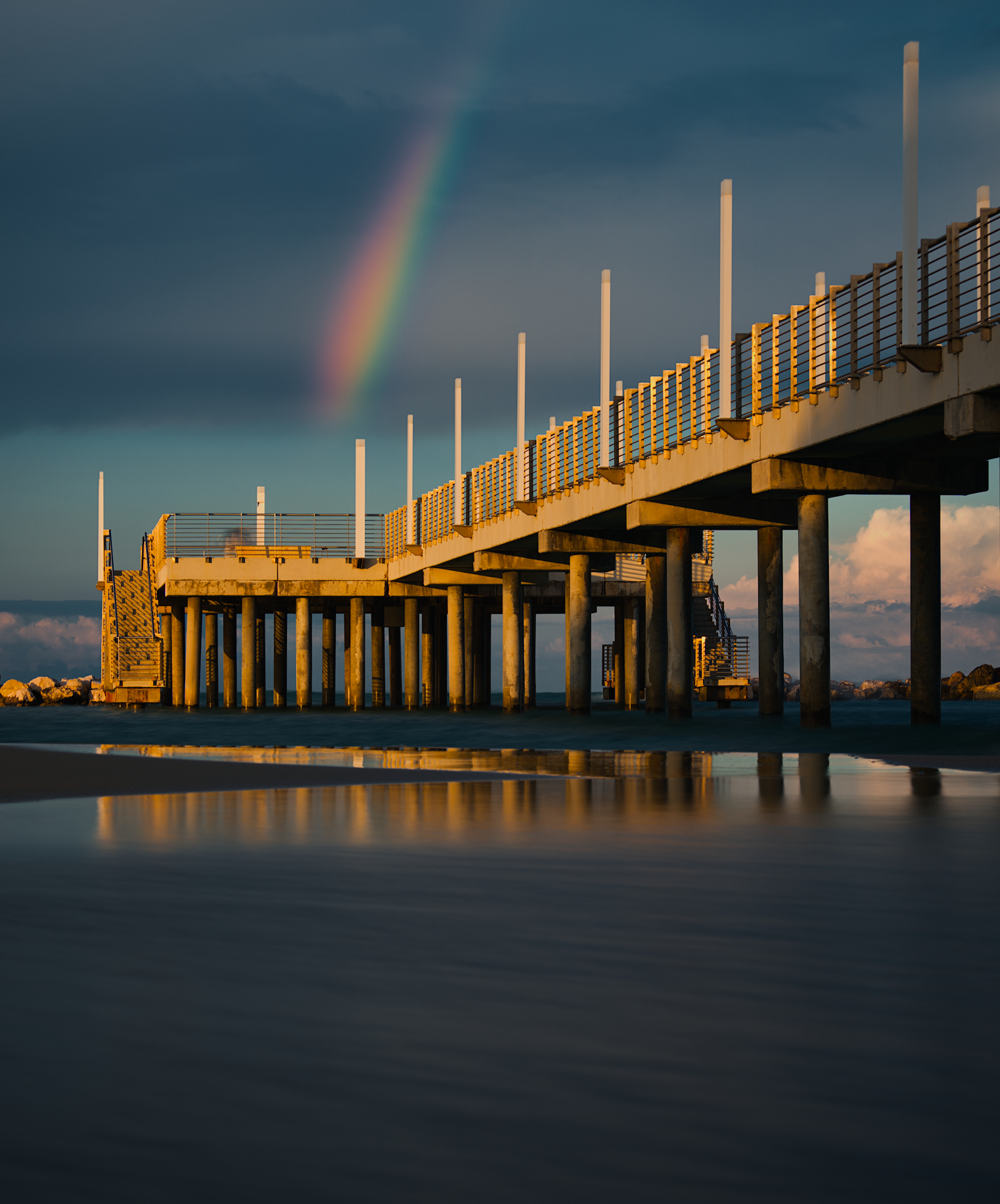 Pontile con pennacchio