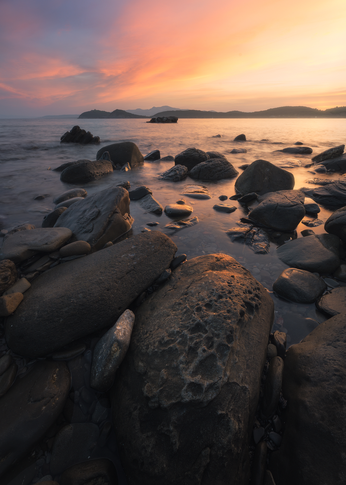 Sunrise over the Gulf of Baratti