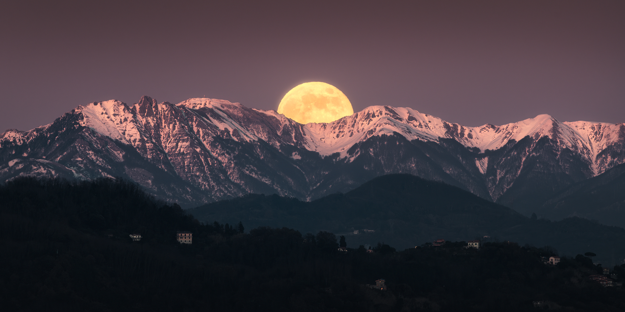 The Moon from the Mountains